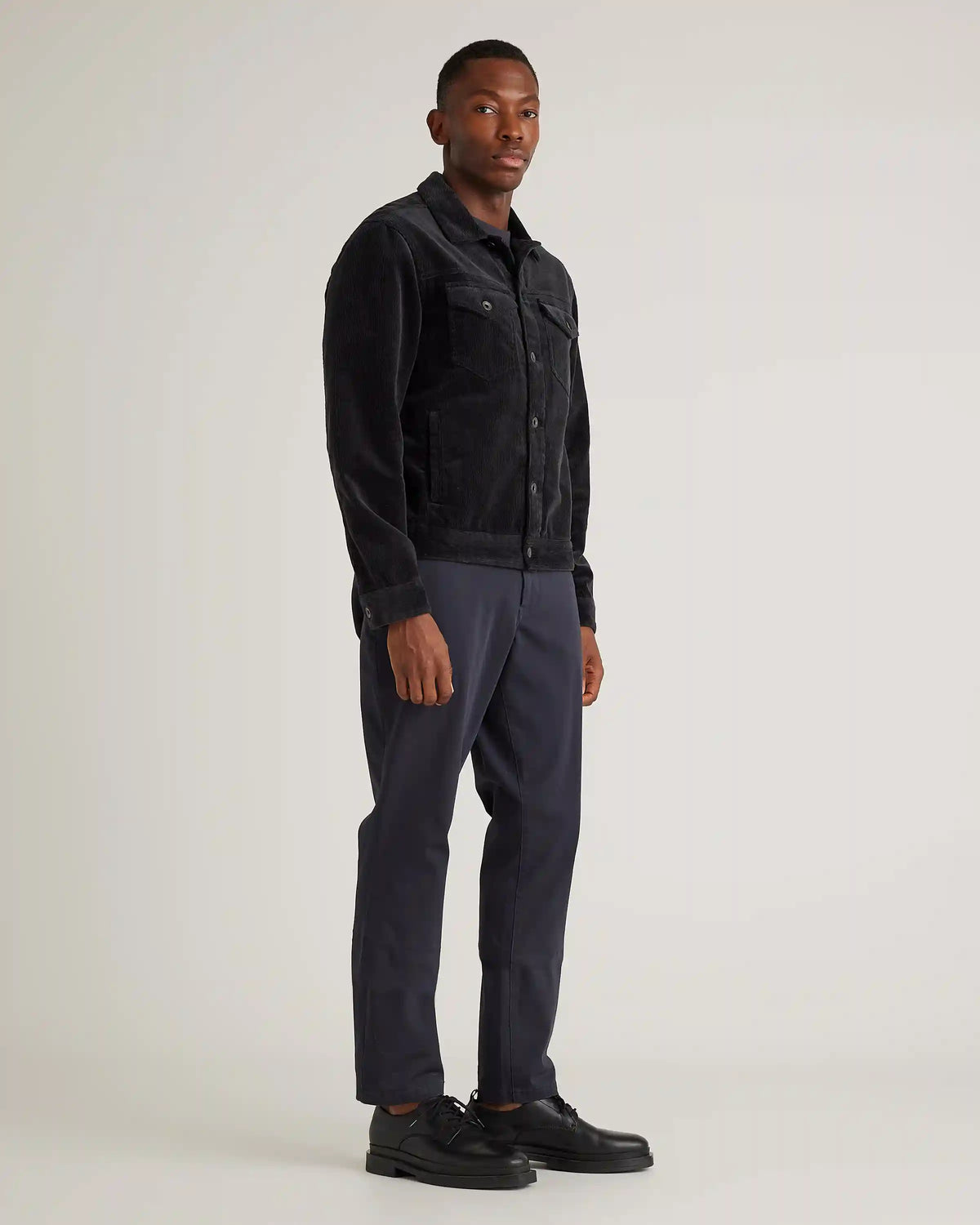 Organic Stretch Corduroy Trucker Jacket