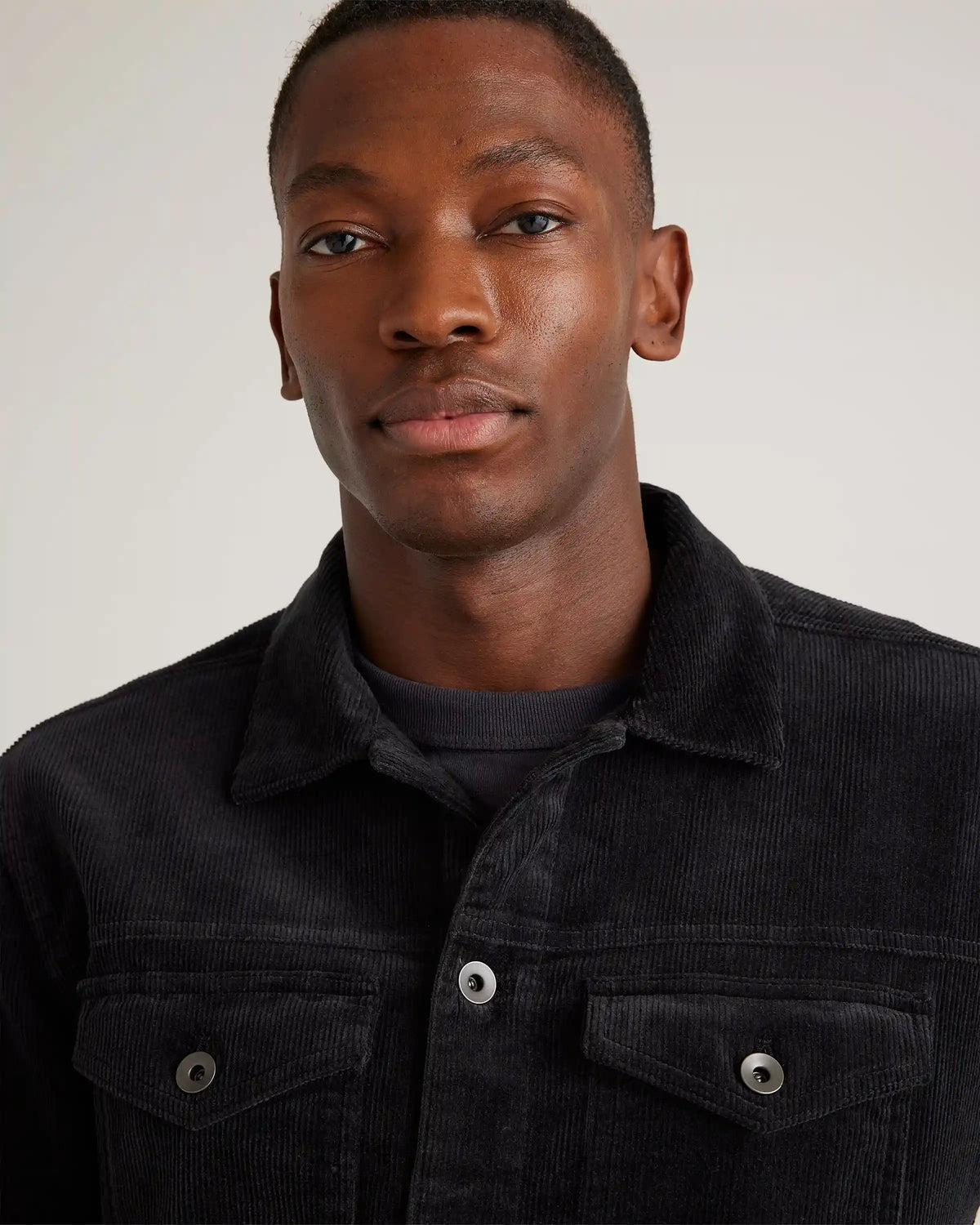 Organic Stretch Corduroy Trucker Jacket
