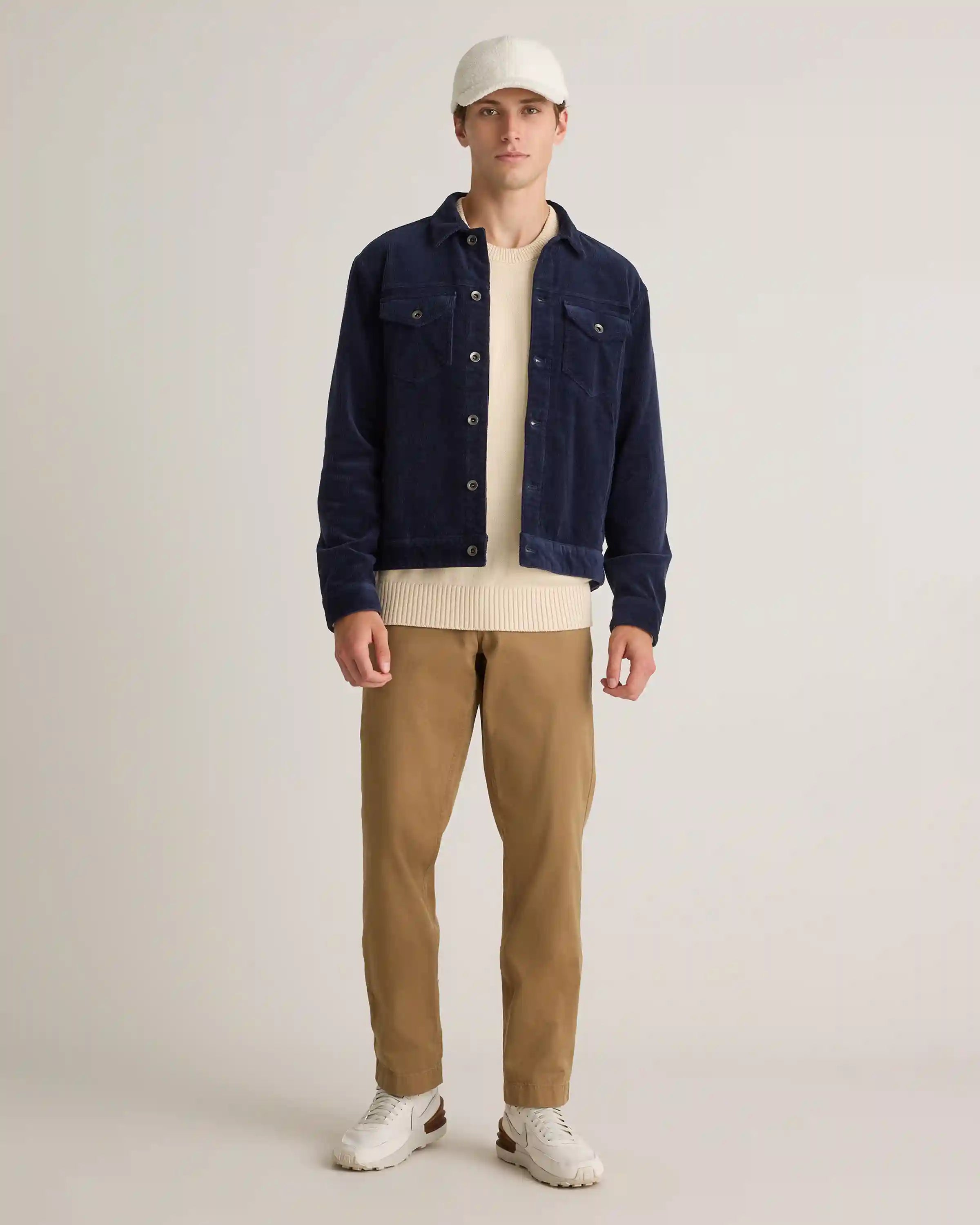 Organic Stretch Corduroy Trucker Jacket
