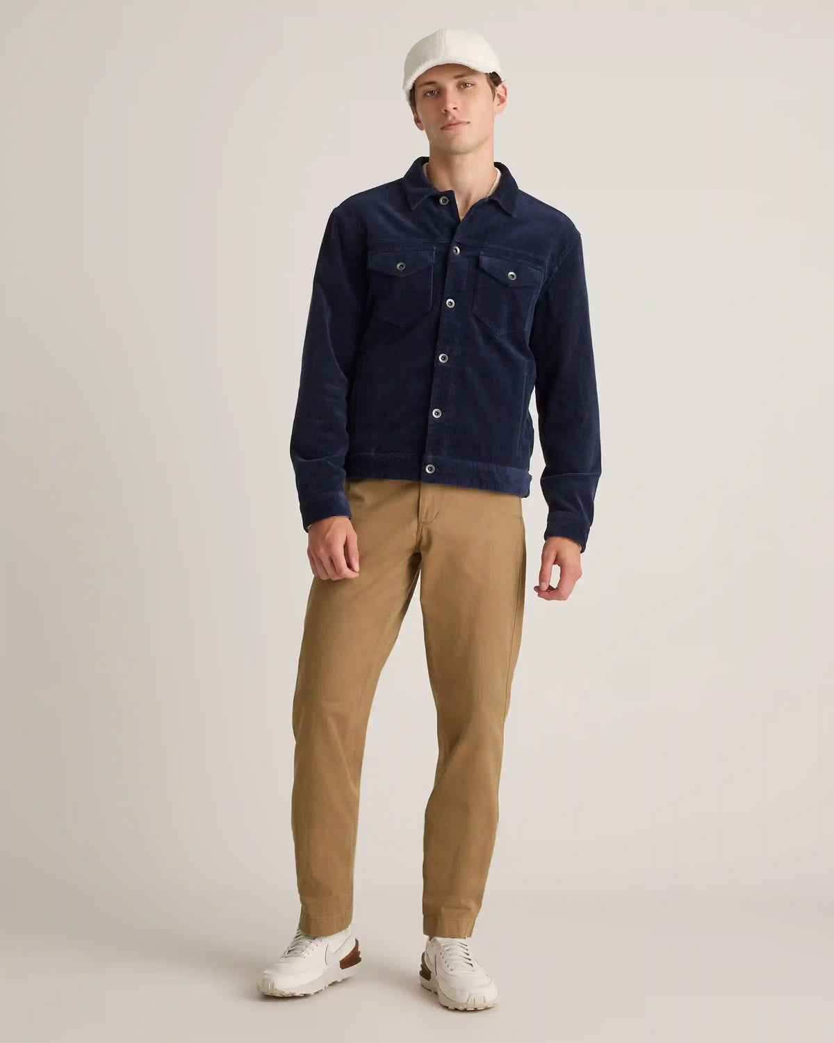 Organic Stretch Corduroy Trucker Jacket