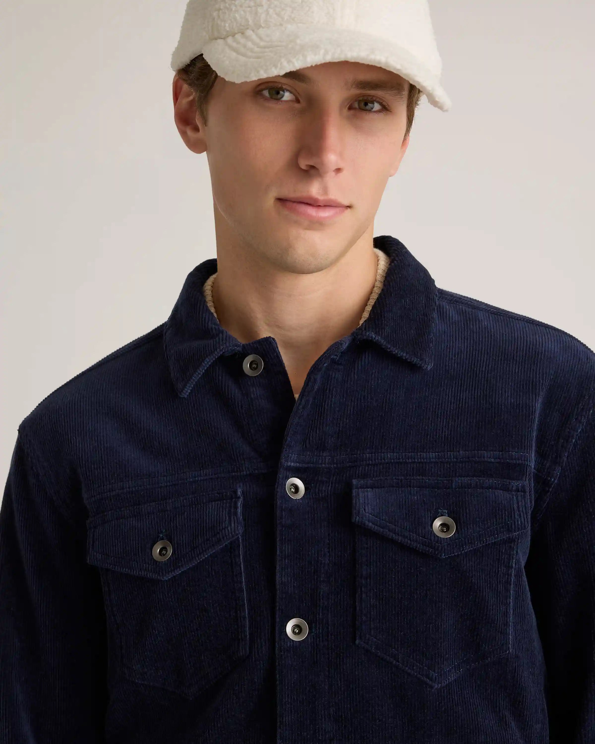 Organic Stretch Corduroy Trucker Jacket