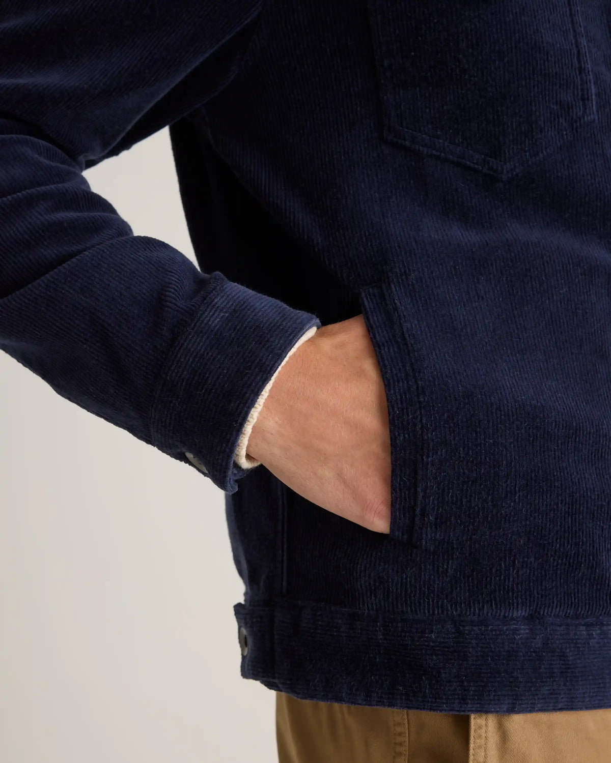 Organic Stretch Corduroy Trucker Jacket
