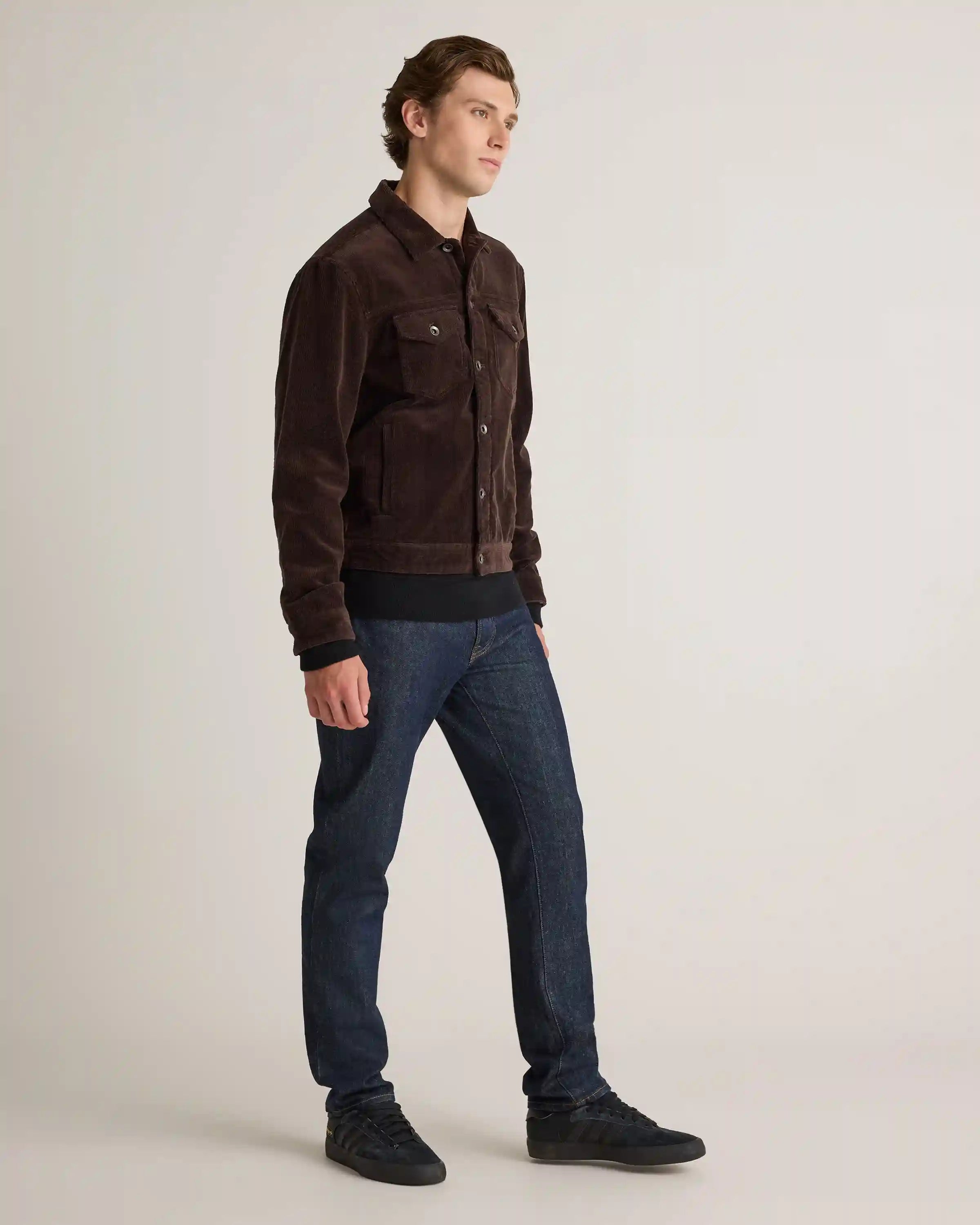 Organic Stretch Corduroy Trucker Jacket
