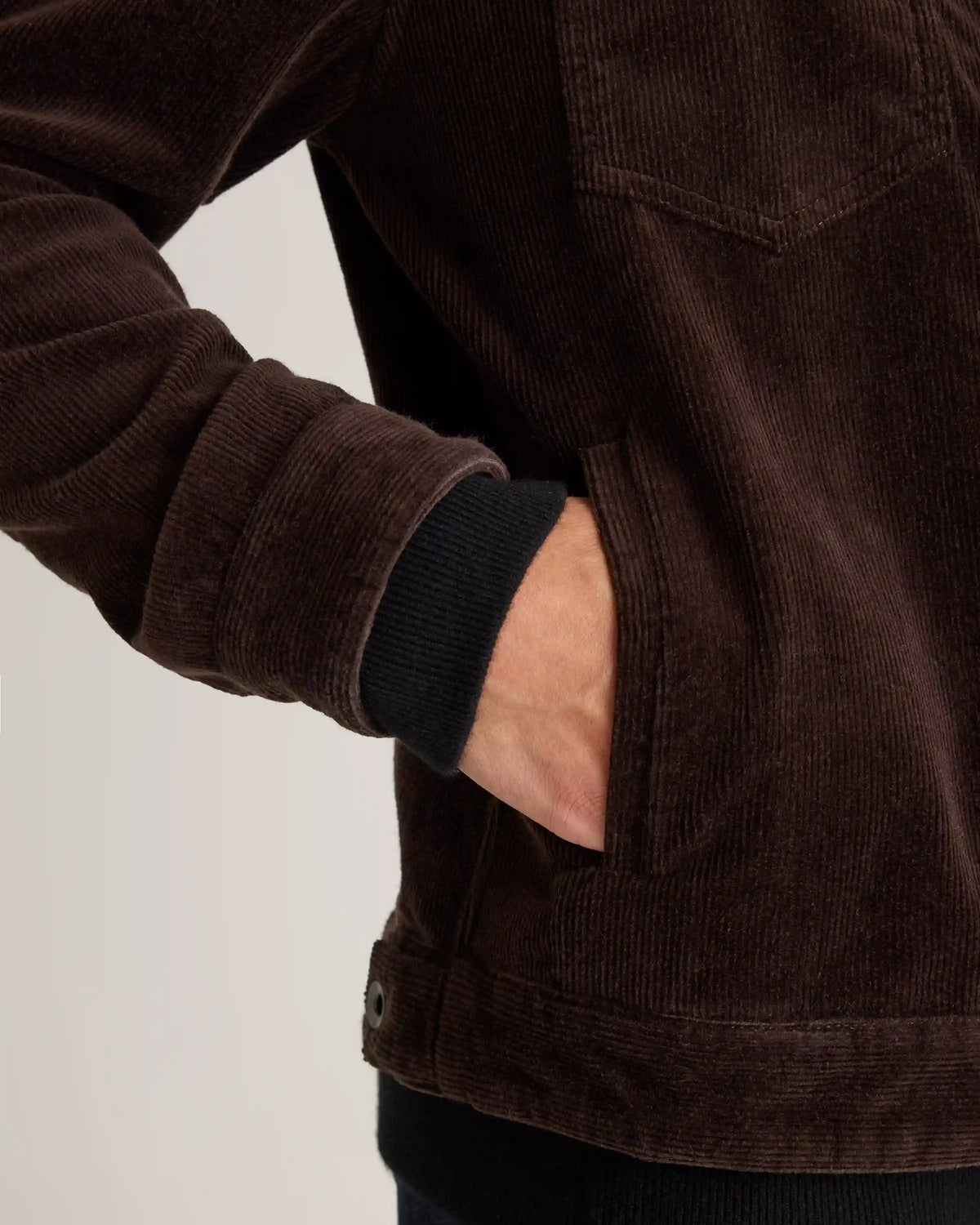 Organic Stretch Corduroy Trucker Jacket