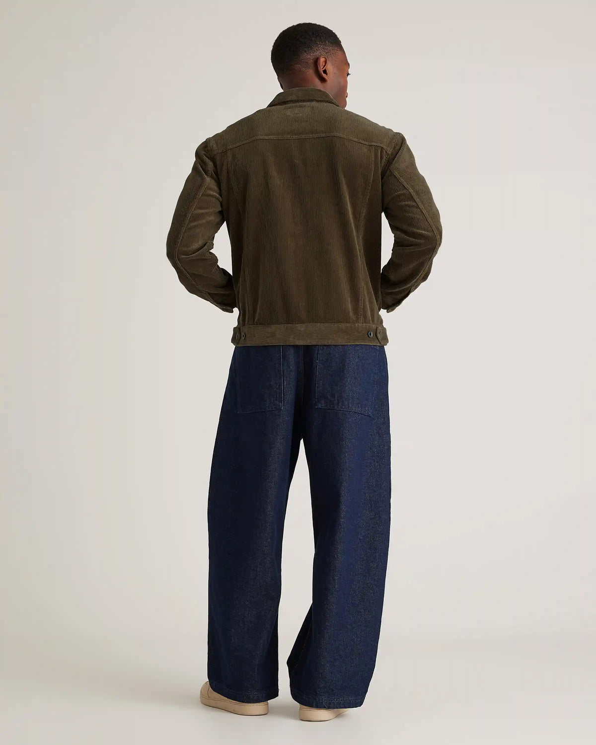 Organic Stretch Corduroy Trucker Jacket