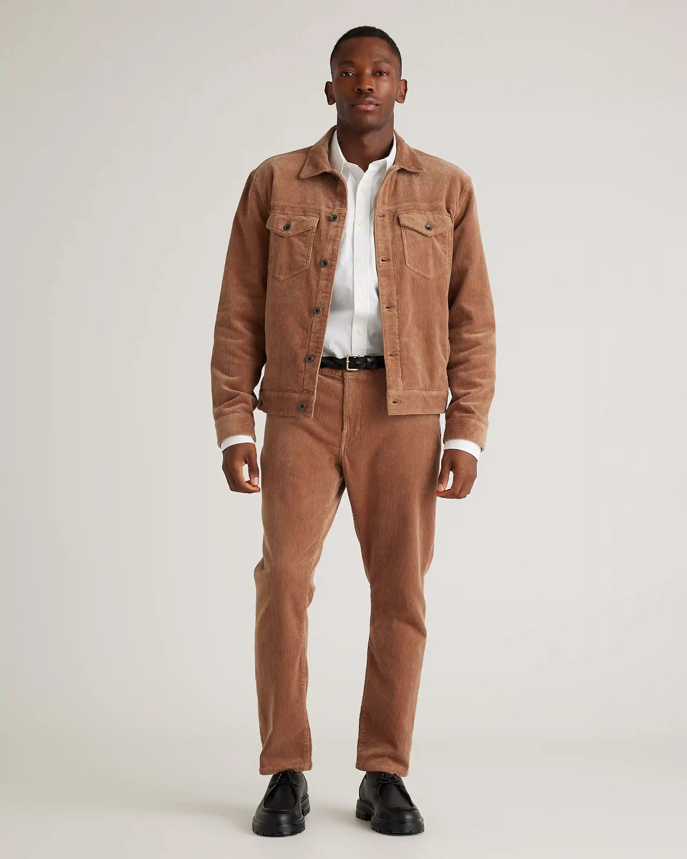 Organic Stretch Corduroy Trucker Jacket