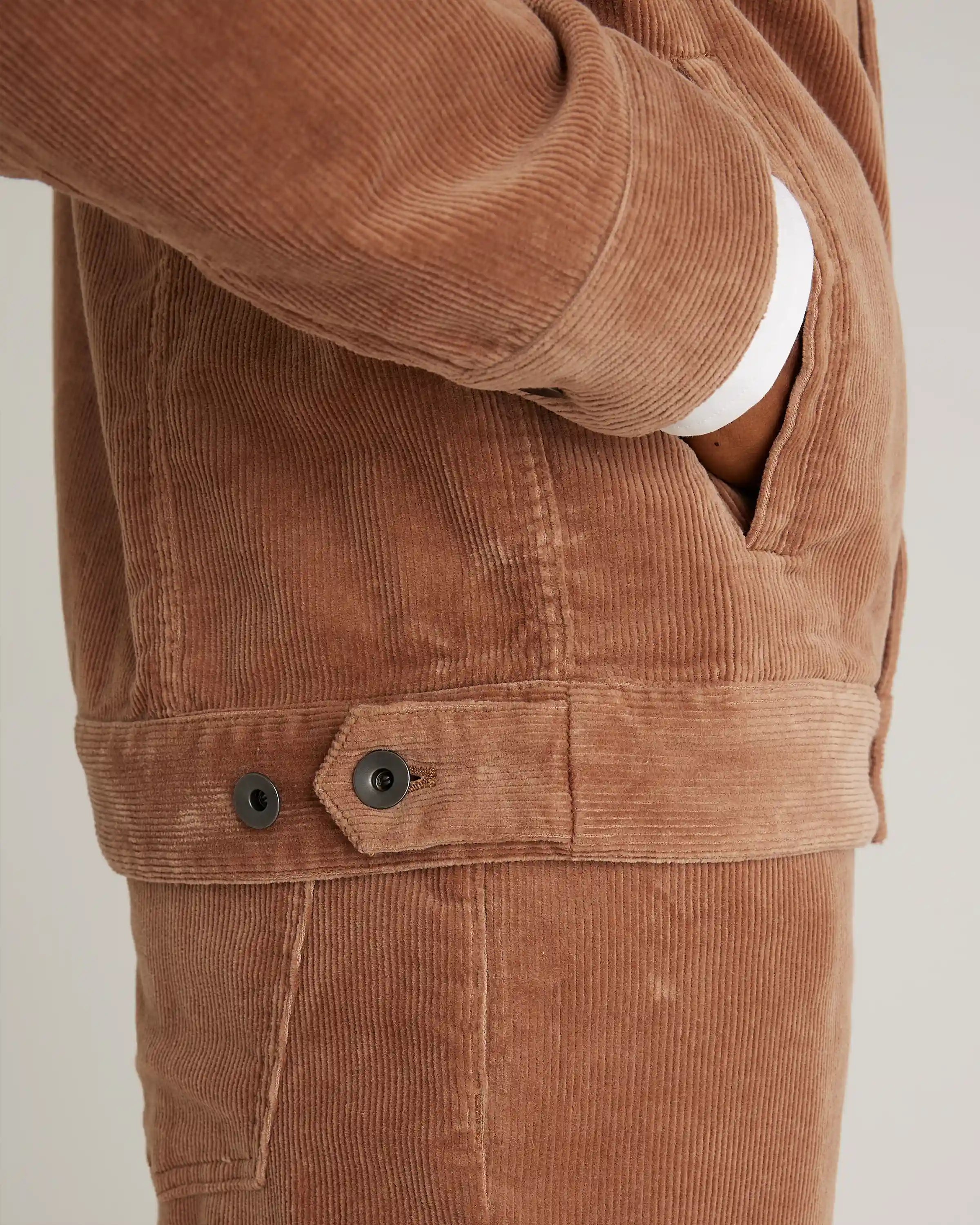 Organic Stretch Corduroy Trucker Jacket