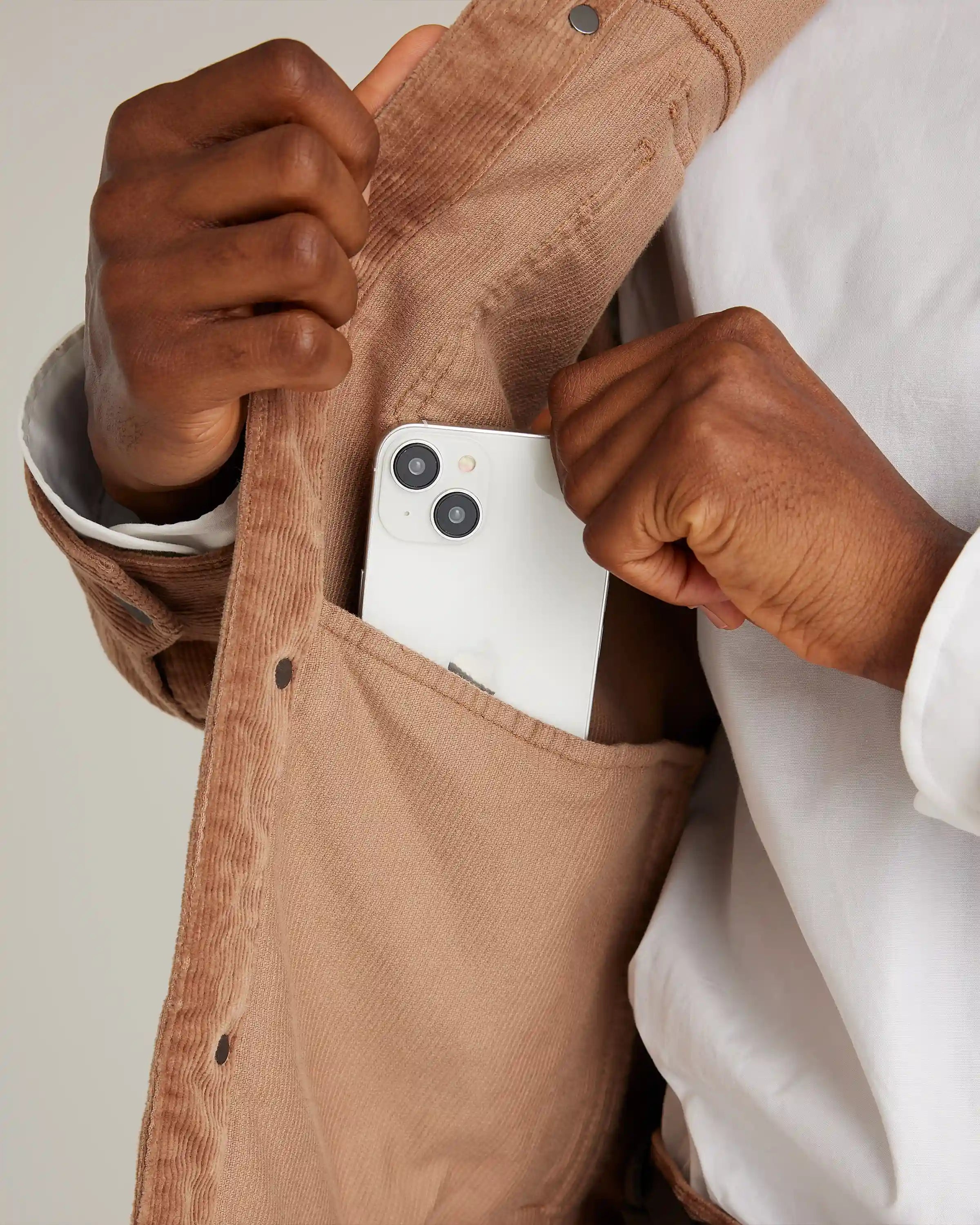 Organic Stretch Corduroy Trucker Jacket