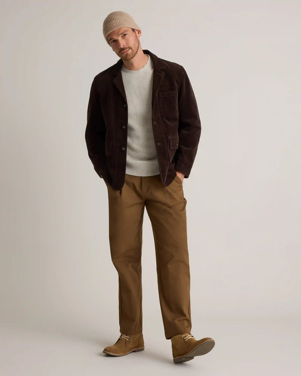 Organic Stretch Corduroy Chore Jacket