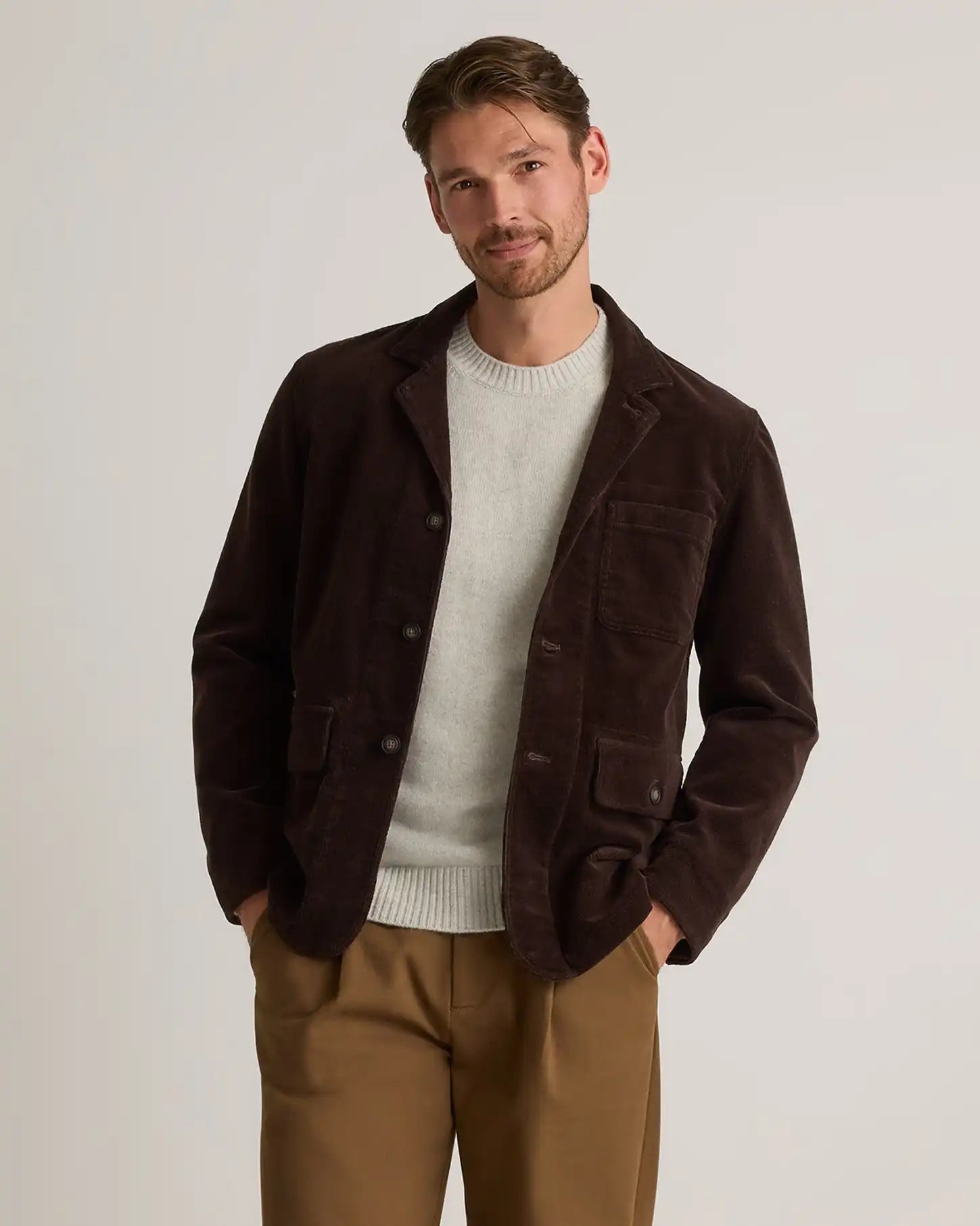 Organic Stretch Corduroy Chore Jacket