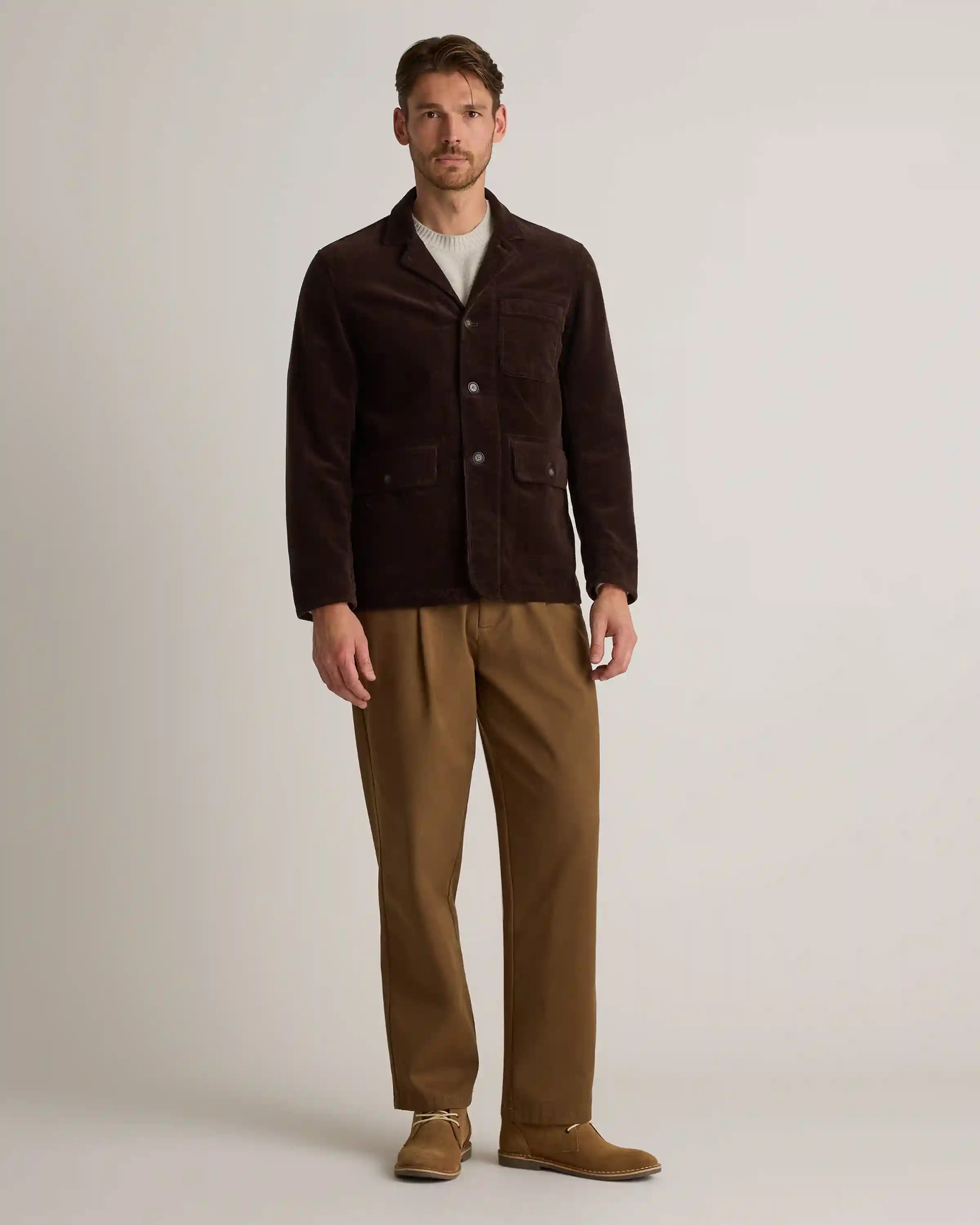 Organic Stretch Corduroy Chore Jacket
