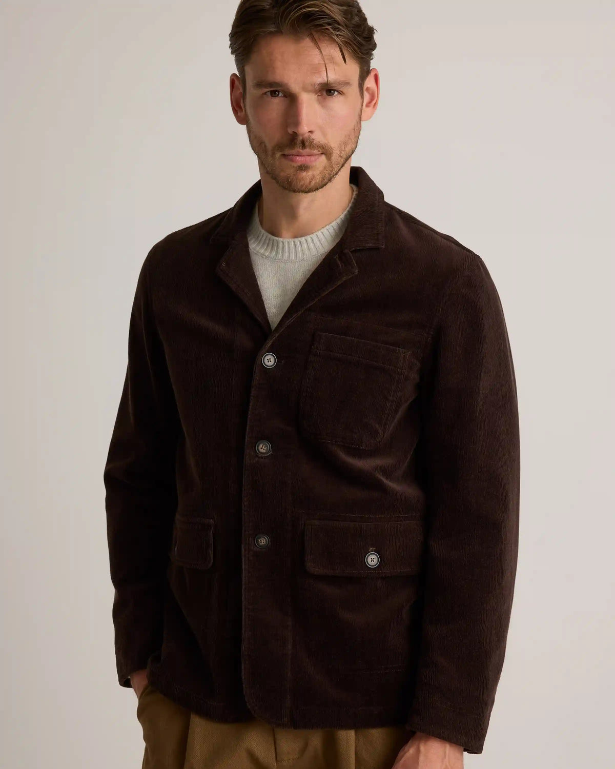 Organic Stretch Corduroy Chore Jacket