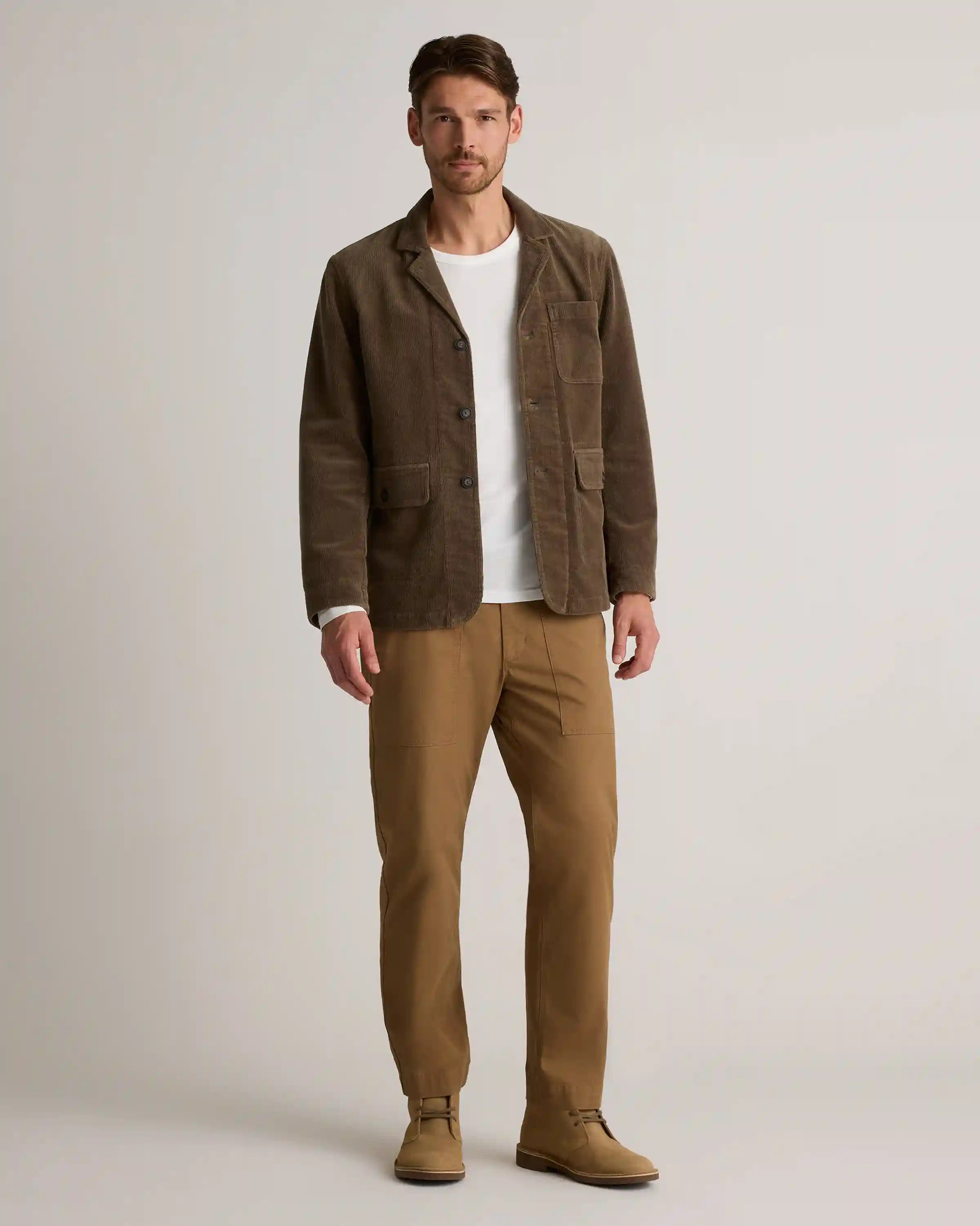 Organic Stretch Corduroy Chore Jacket