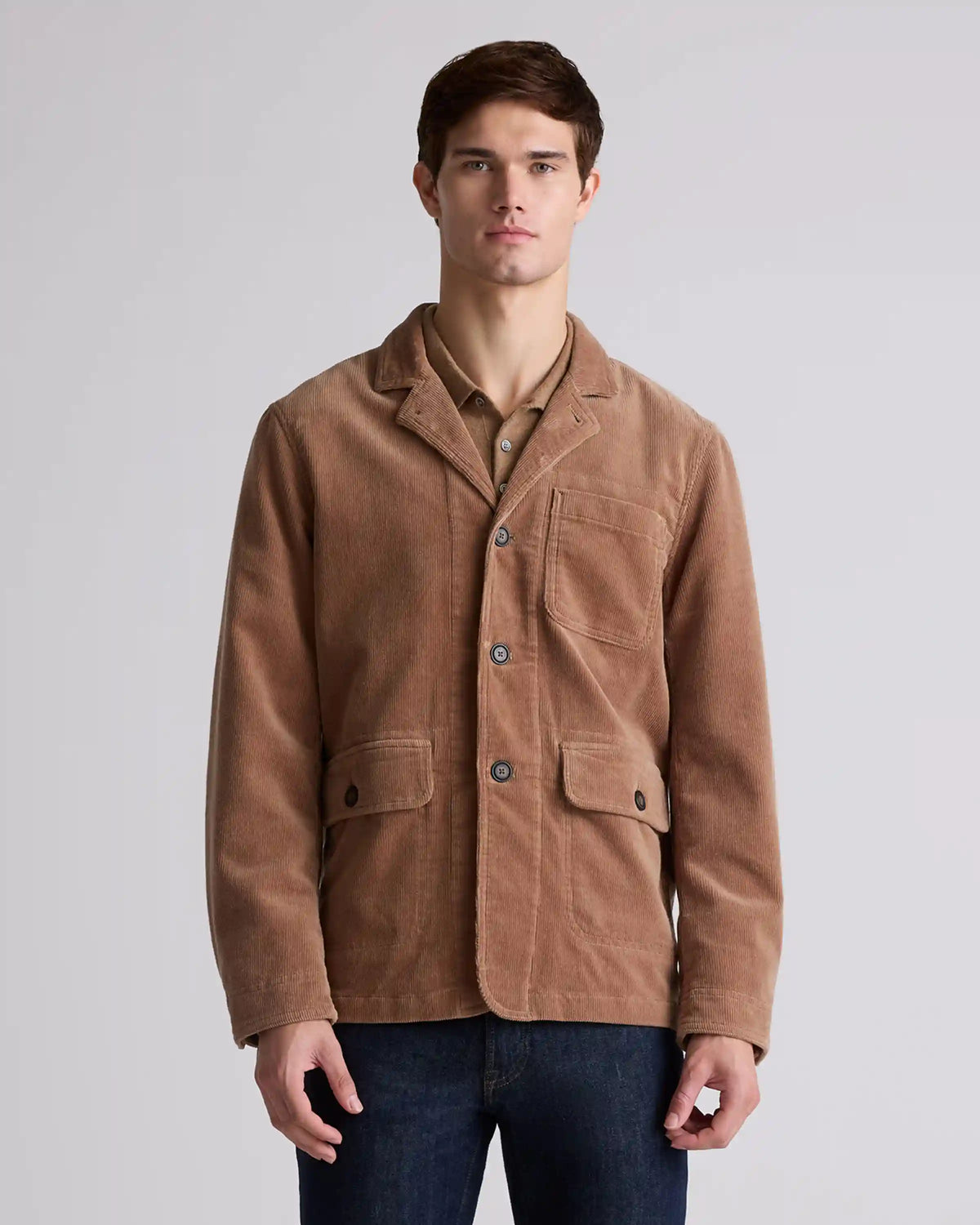 Organic Stretch Corduroy Chore Jacket
