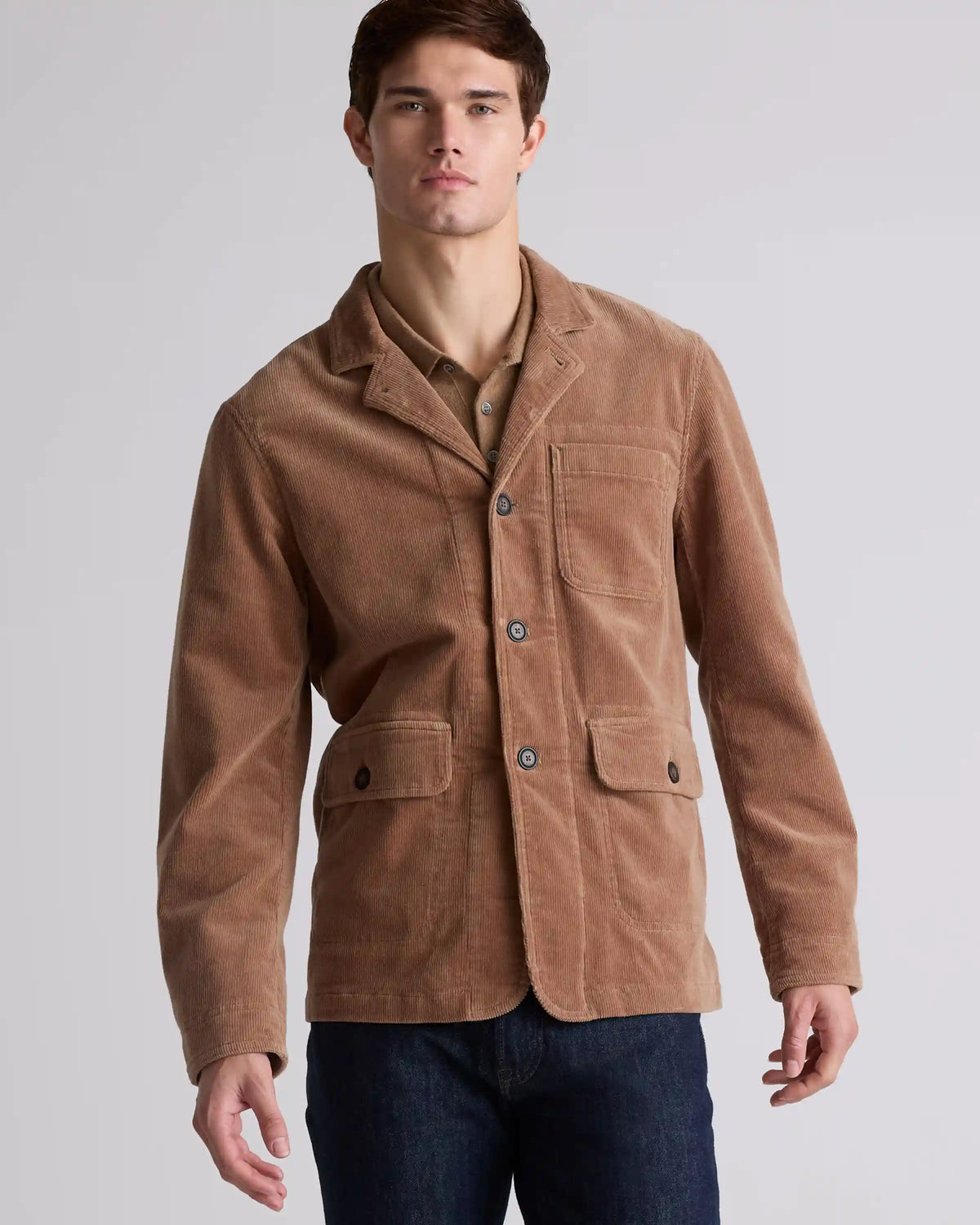 Organic Stretch Corduroy Chore Jacket