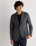 Cotton Pique Knit Blazer