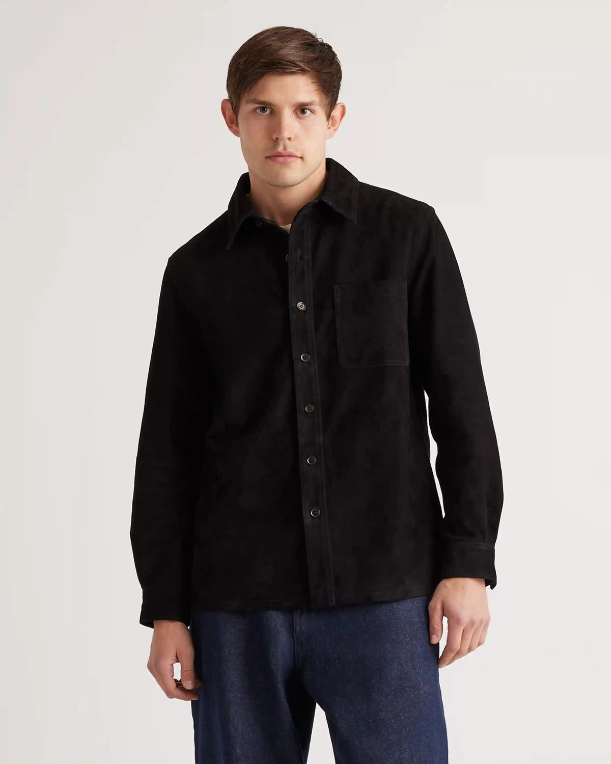 100% Suede Overshirt