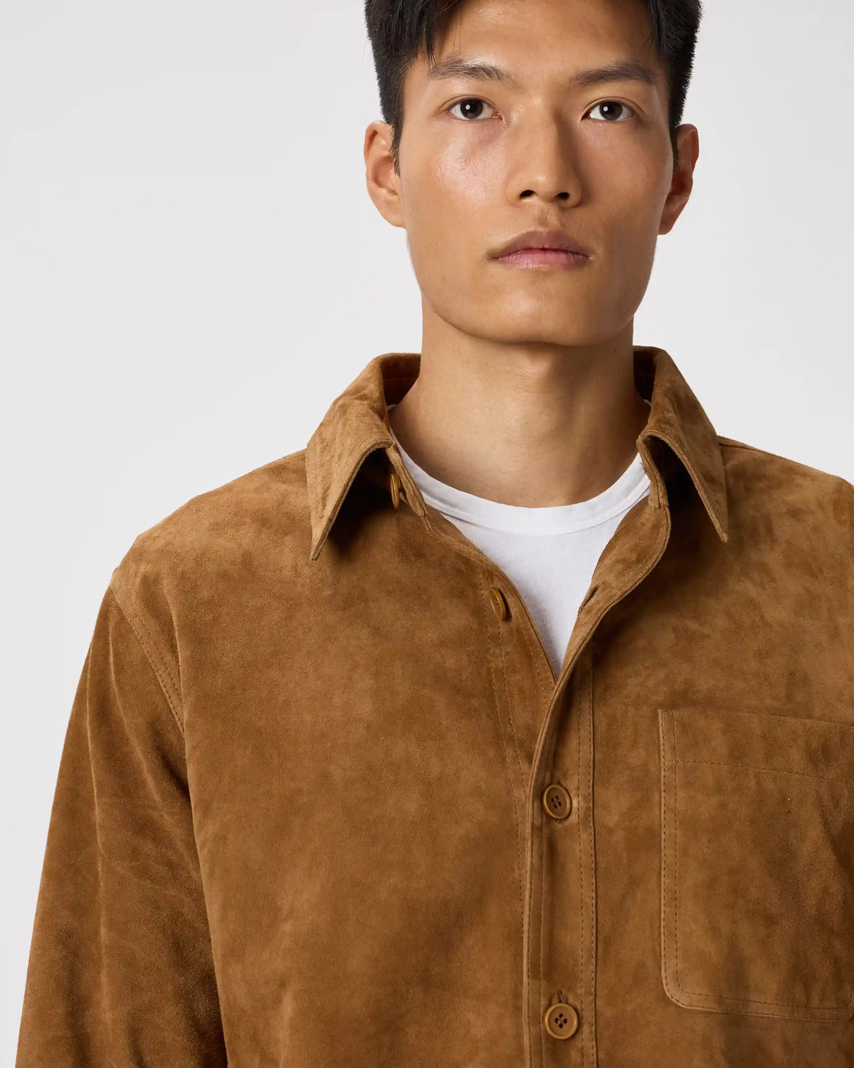 100% Suede Overshirt