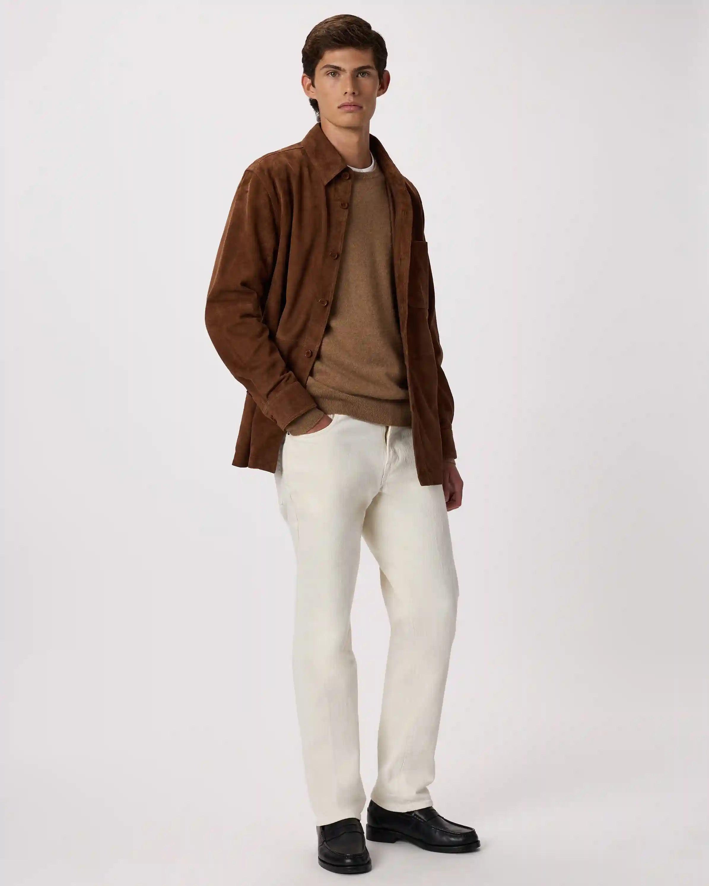 100% Suede Overshirt