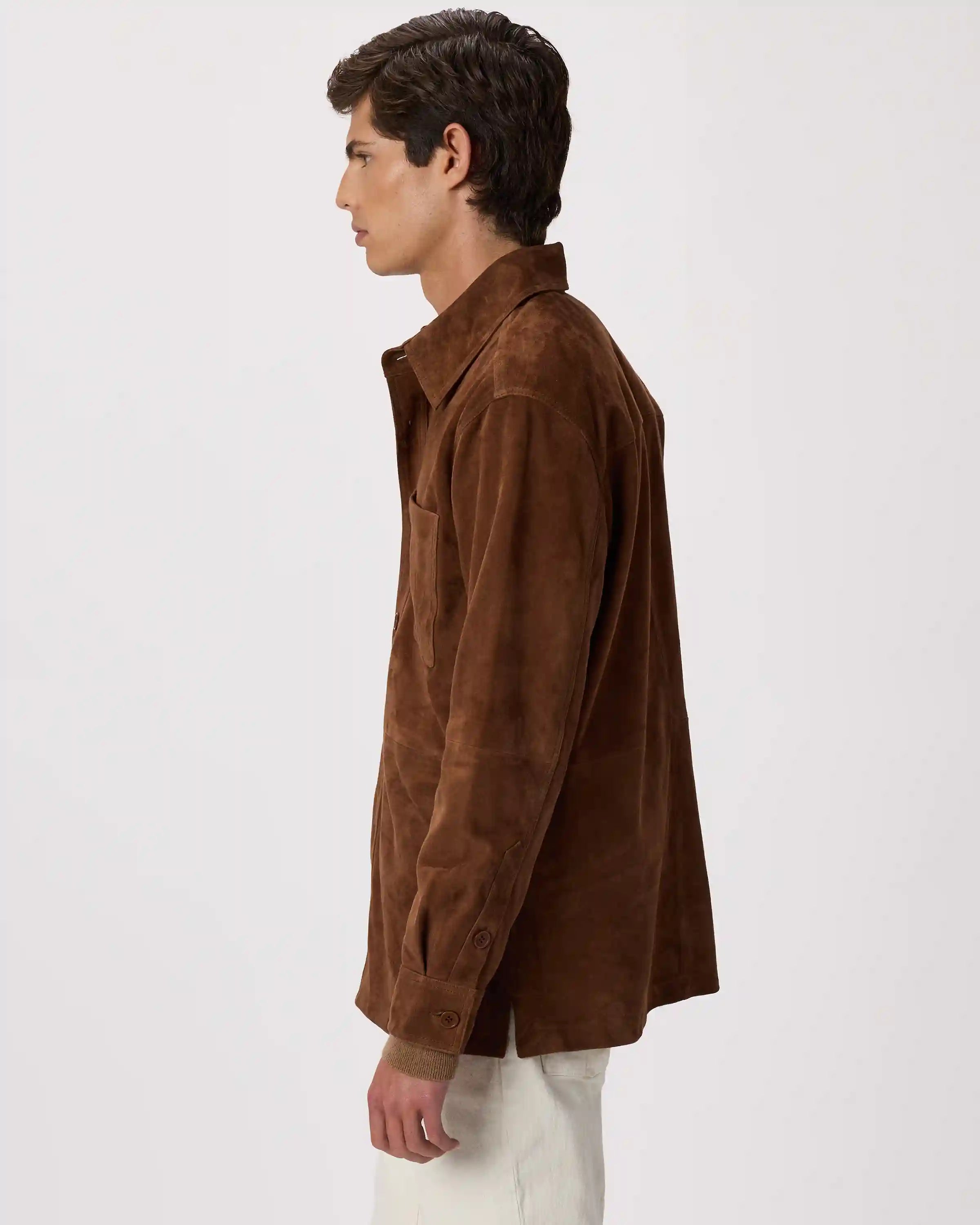 100% Suede Overshirt