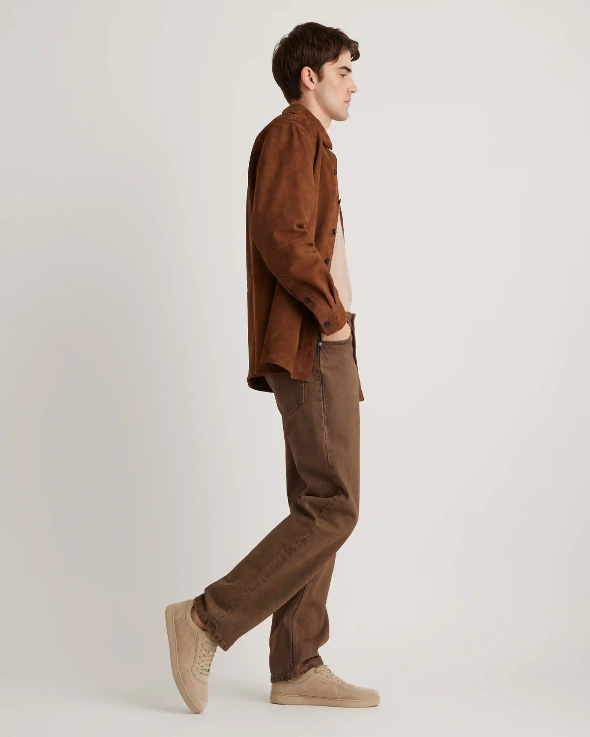 100% Suede Overshirt
