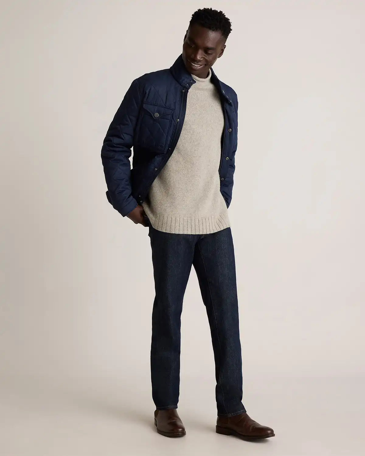 Featherless Quilted Utility Jacket