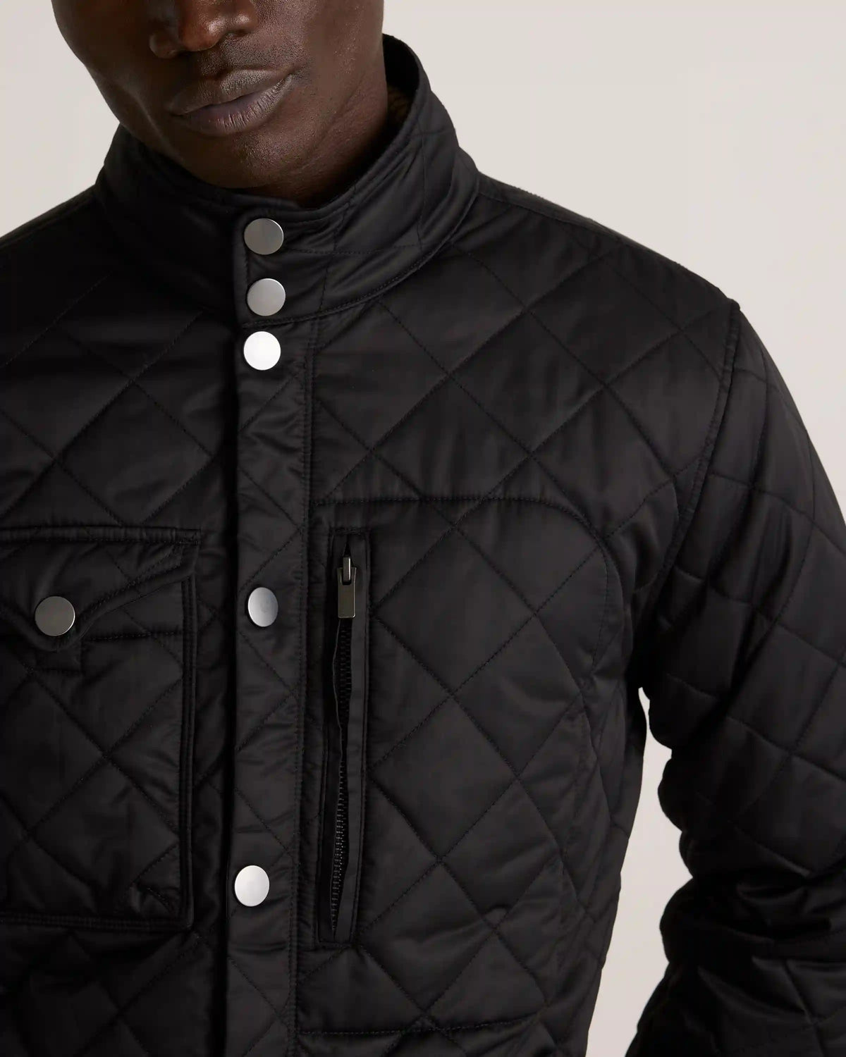 Featherless Quilted Utility Jacket