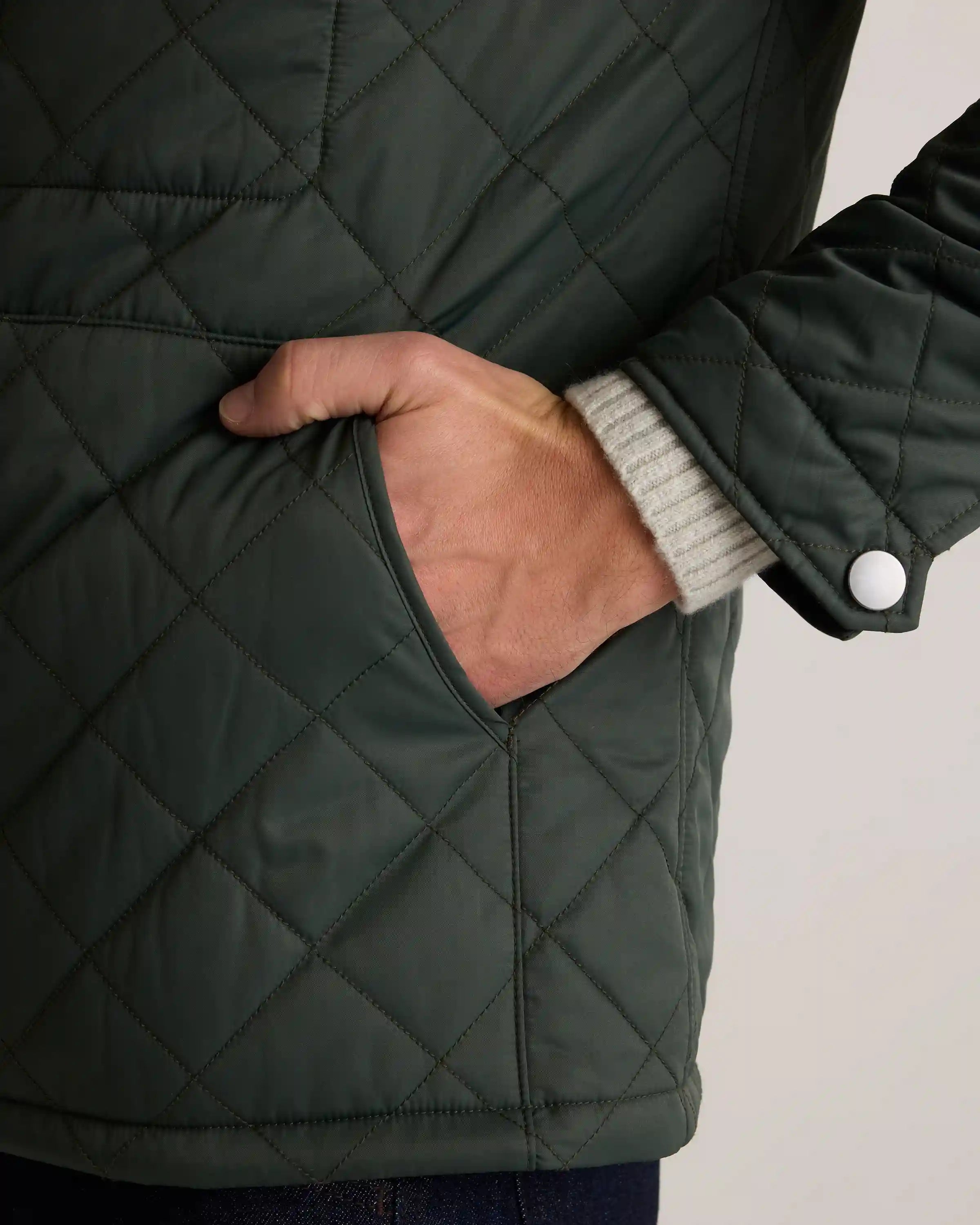 Featherless Quilted Utility Jacket