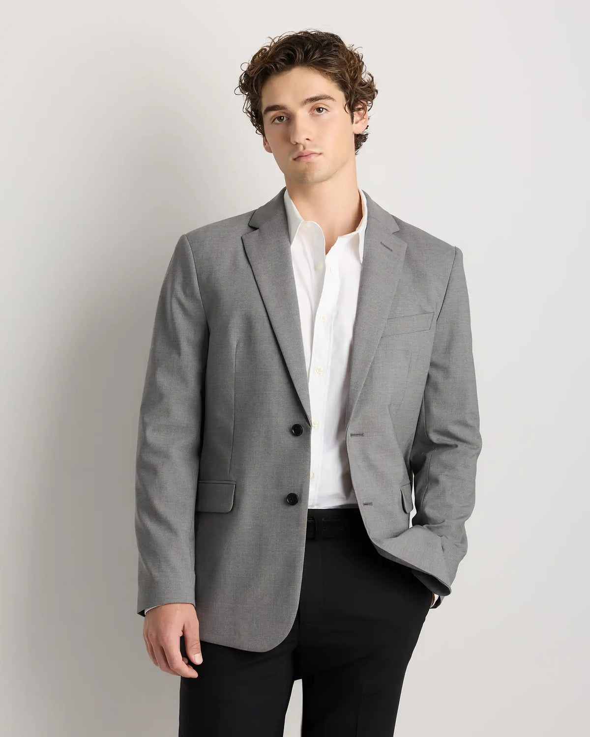Stretch Wool Blazer
