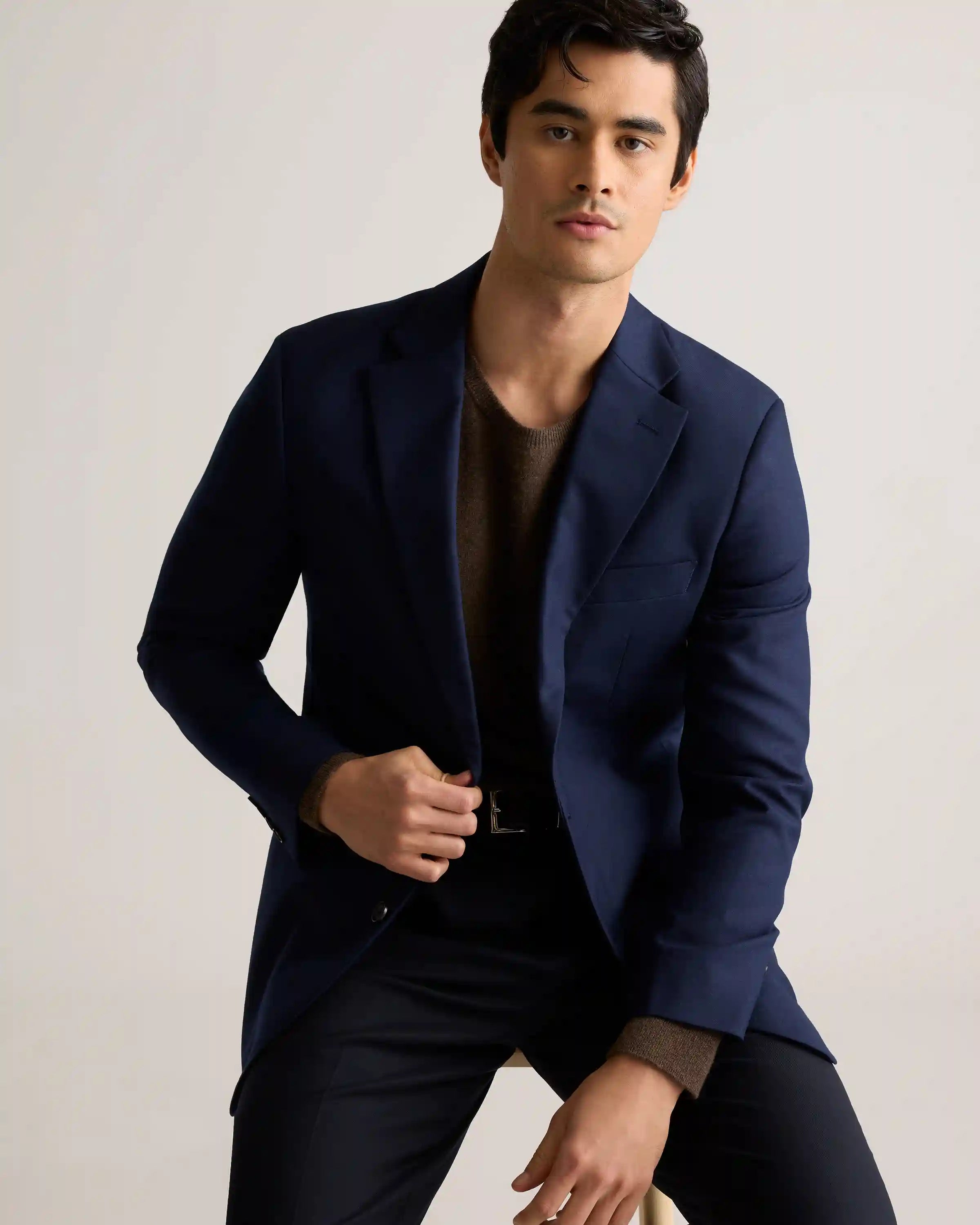 Stretch Wool Blazer