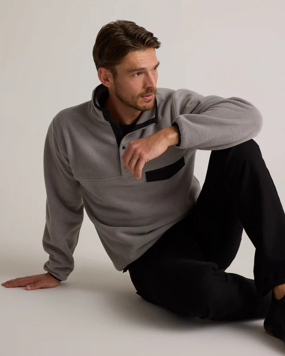 Polar Fleece Snap Pullover