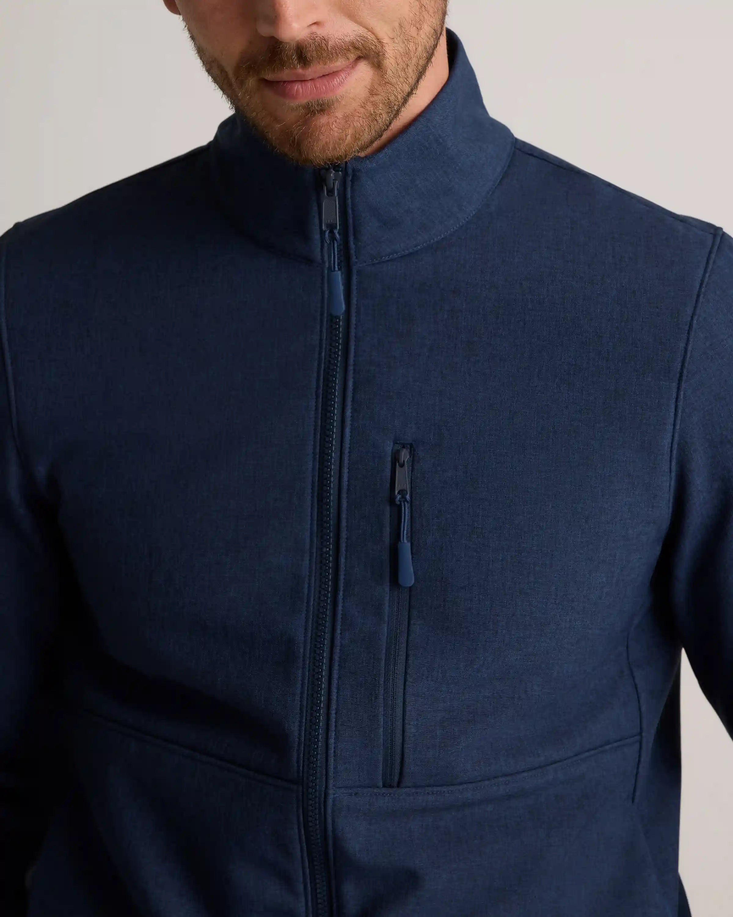 Softshell Fleece-Lined Full-Zip Jacket