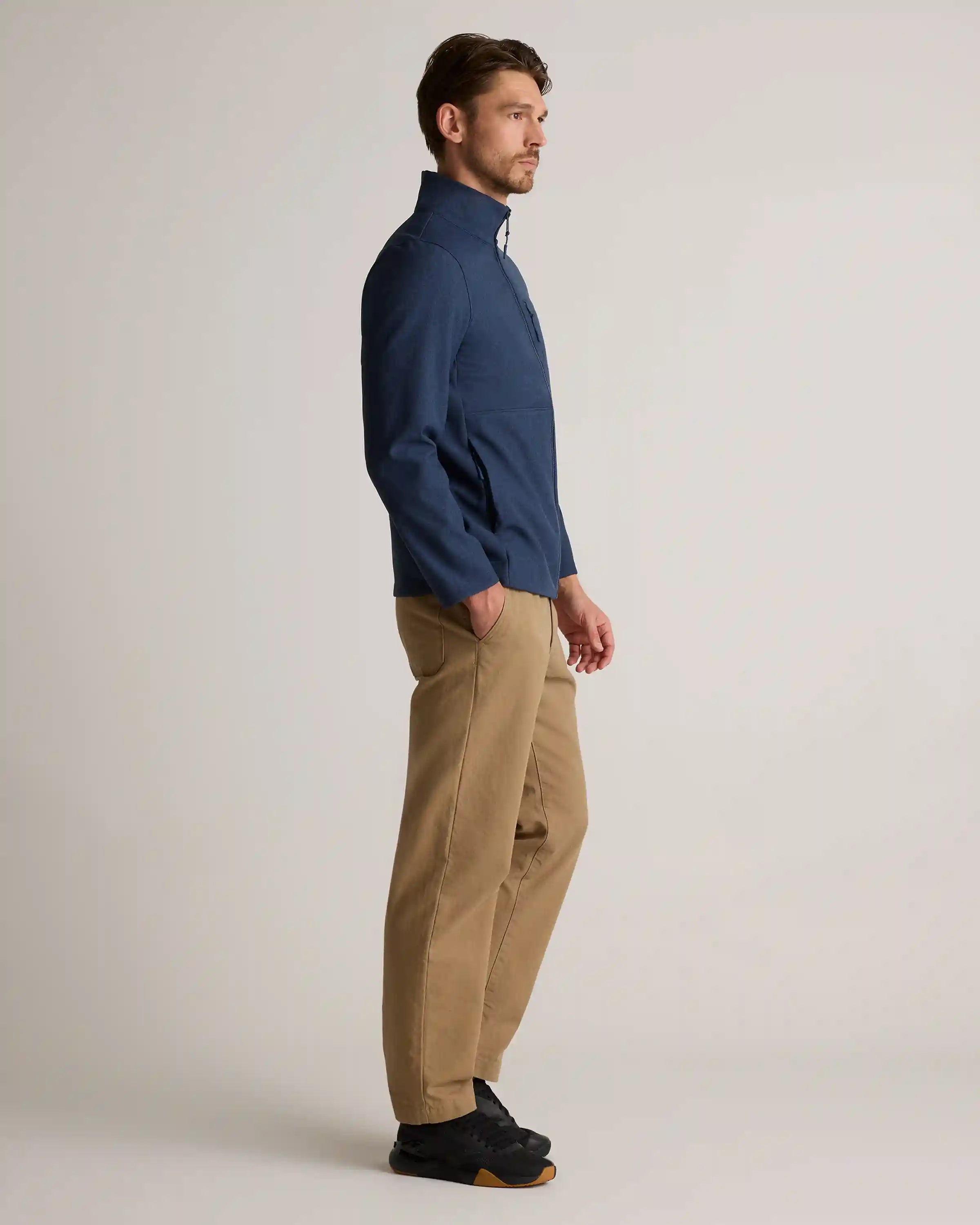 Softshell Fleece-Lined Full-Zip Jacket