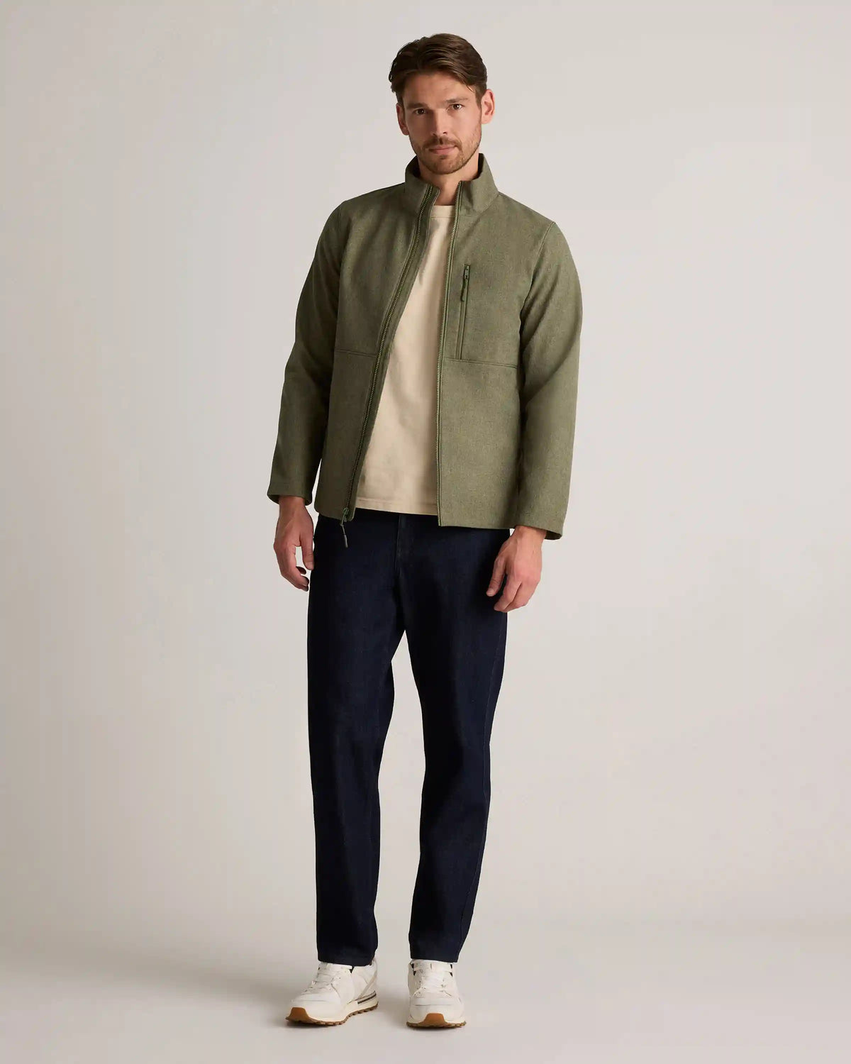 Softshell Fleece-Lined Full-Zip Jacket