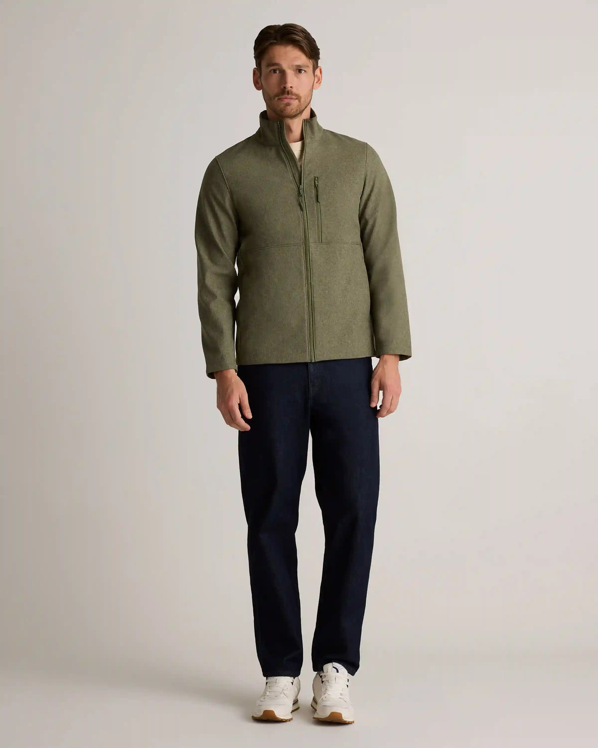 Softshell Fleece-Lined Full-Zip Jacket