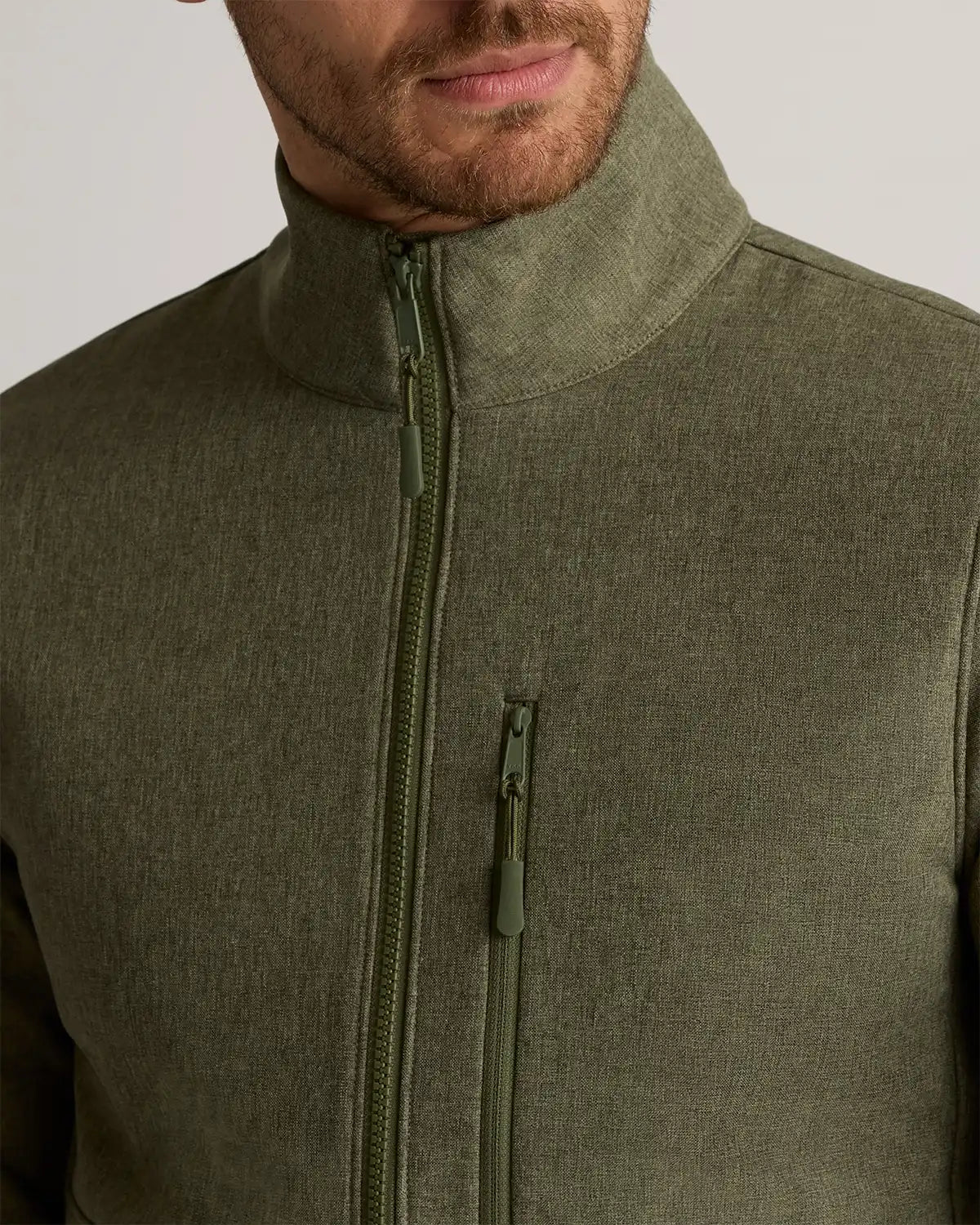 Softshell Fleece-Lined Full-Zip Jacket