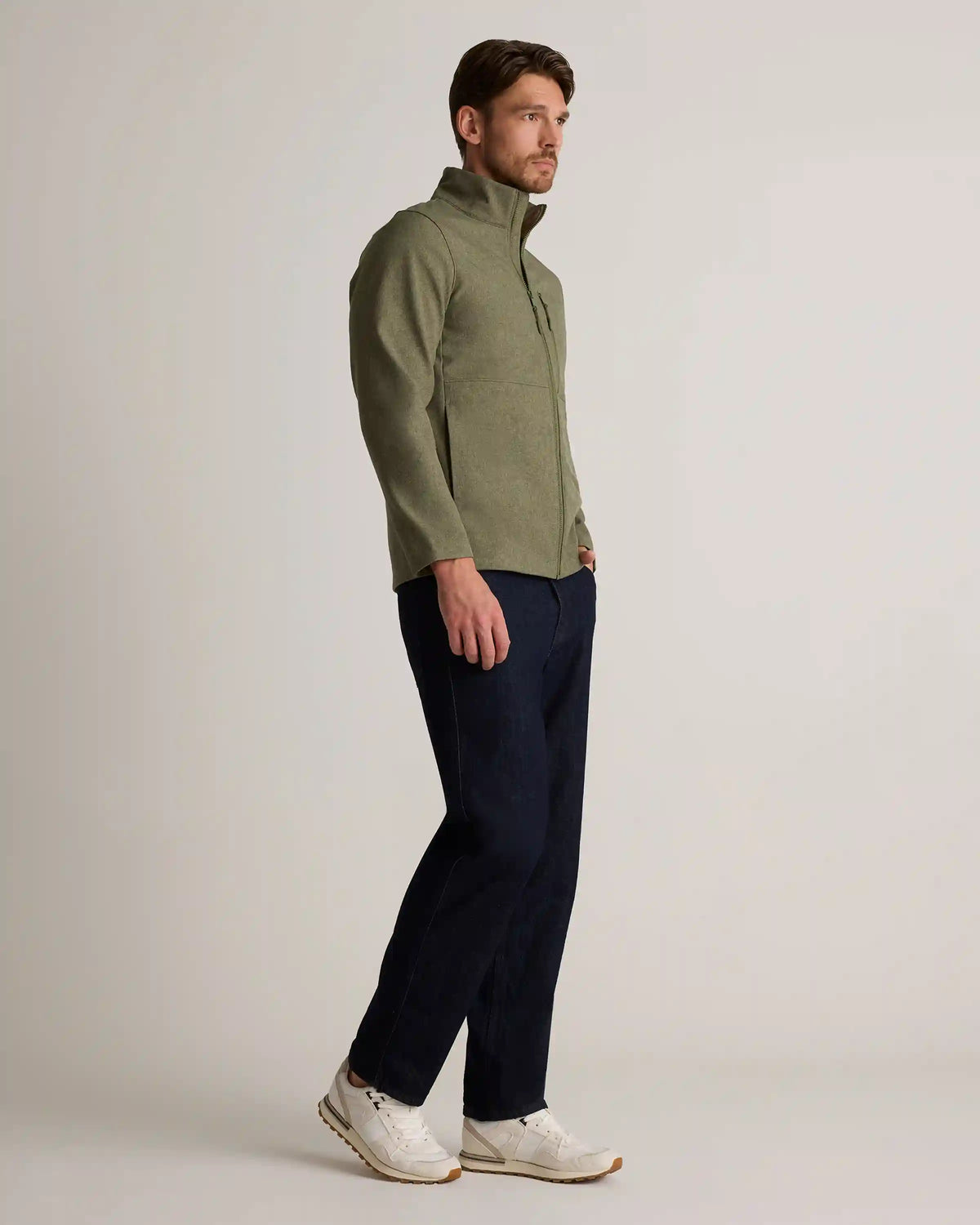 Softshell Fleece-Lined Full-Zip Jacket
