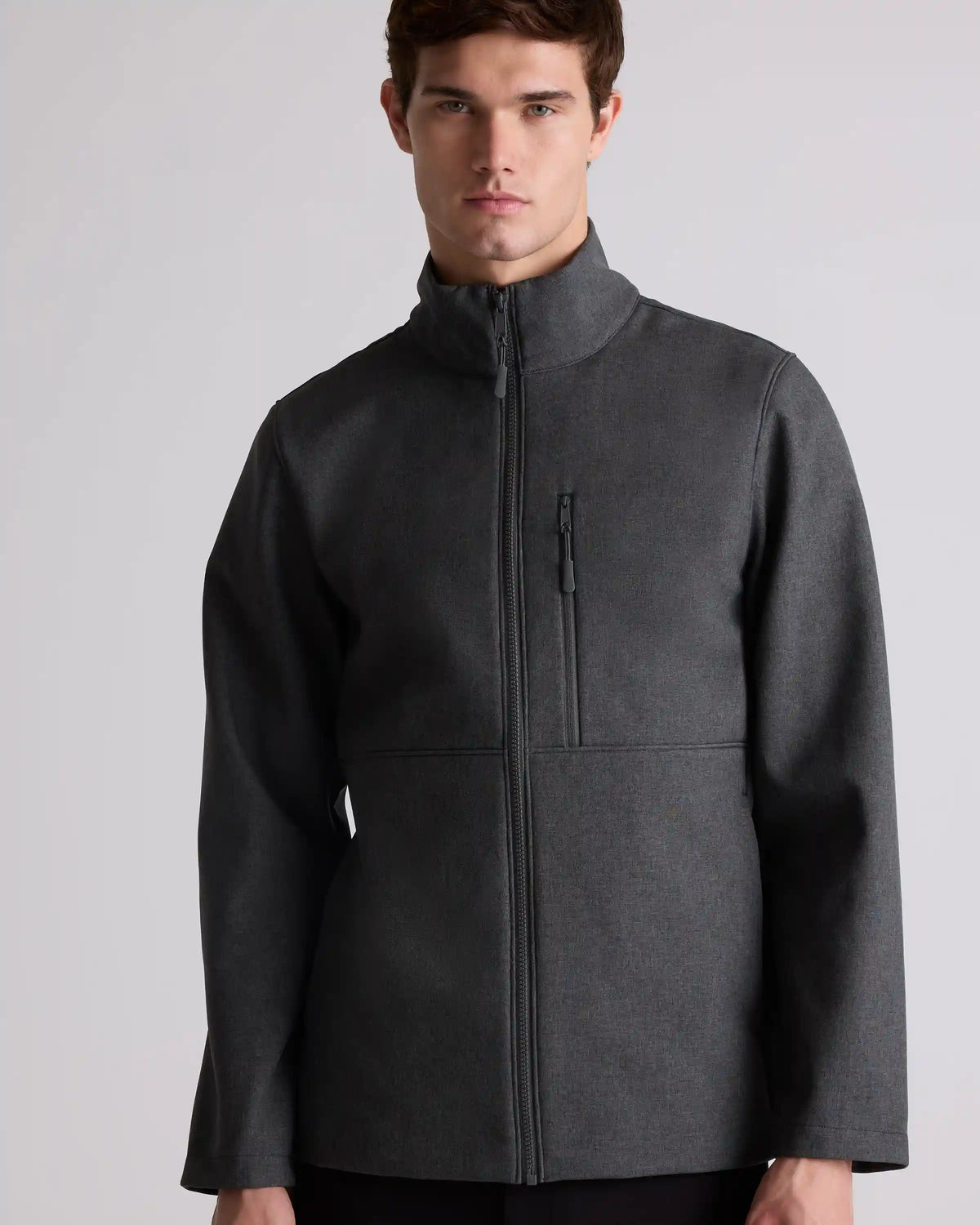 Softshell Fleece-Lined Full-Zip Jacket