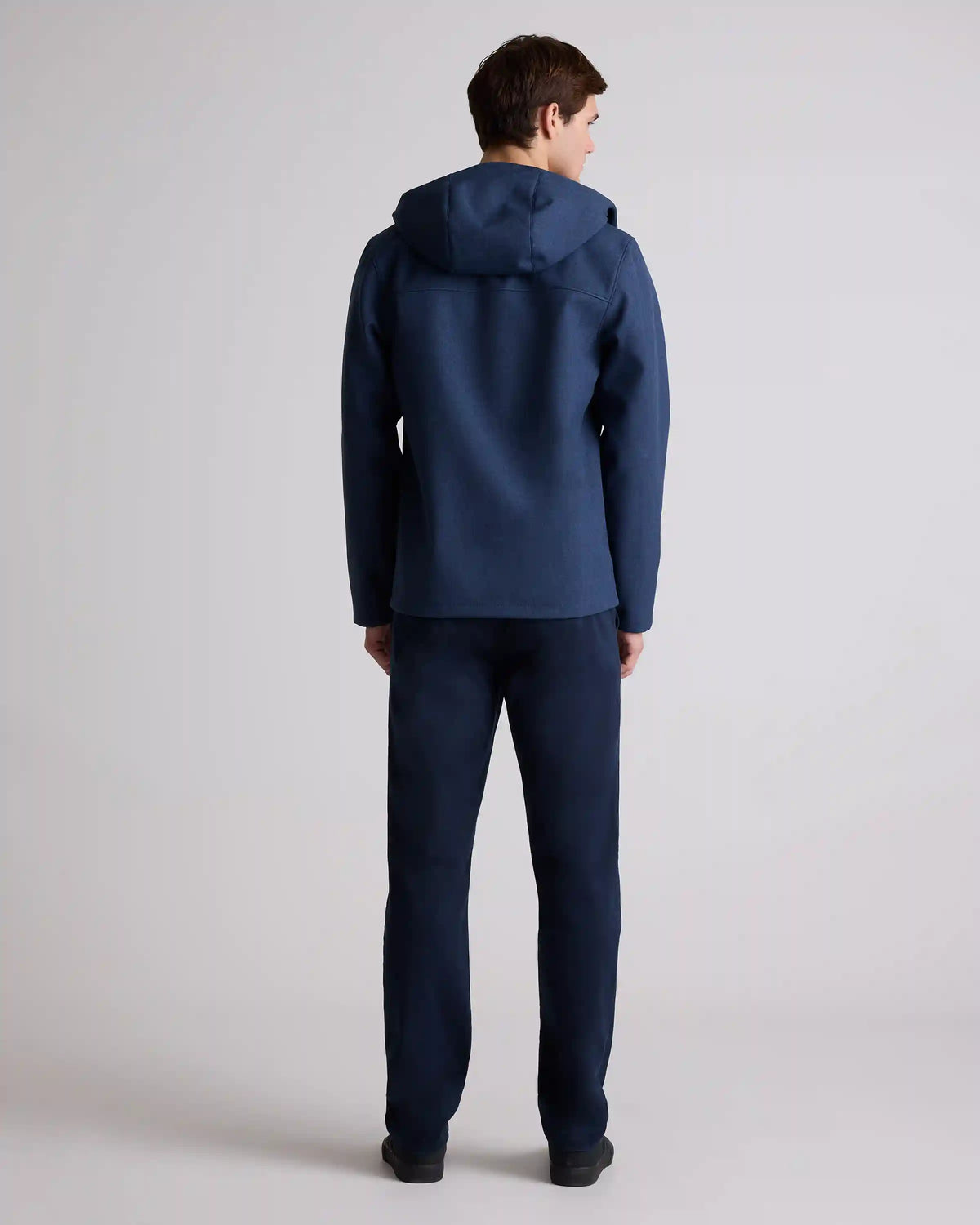 Softshell Fleece-Lined Full-Zip Hooded Jacket