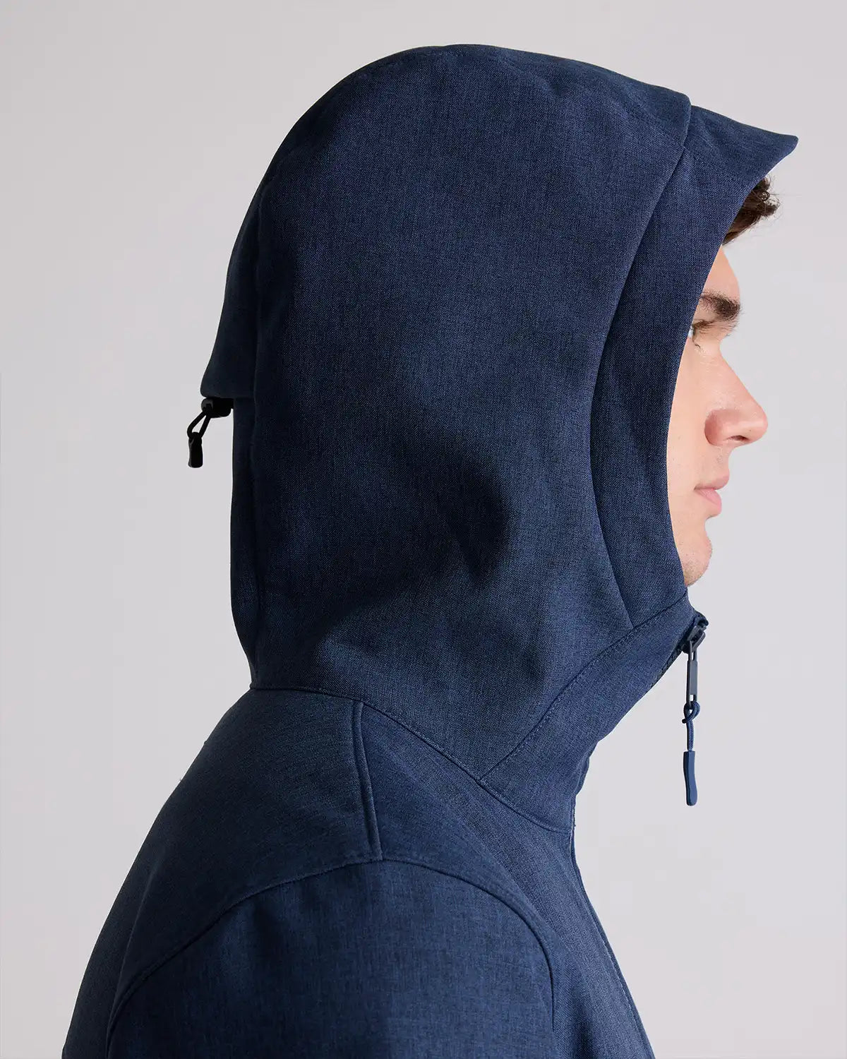 Softshell Fleece-Lined Full-Zip Hooded Jacket