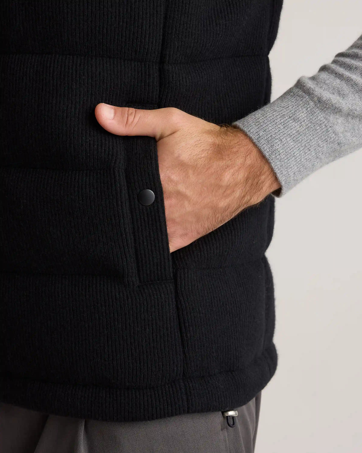 Mongolian Cashmere Puffer Vest