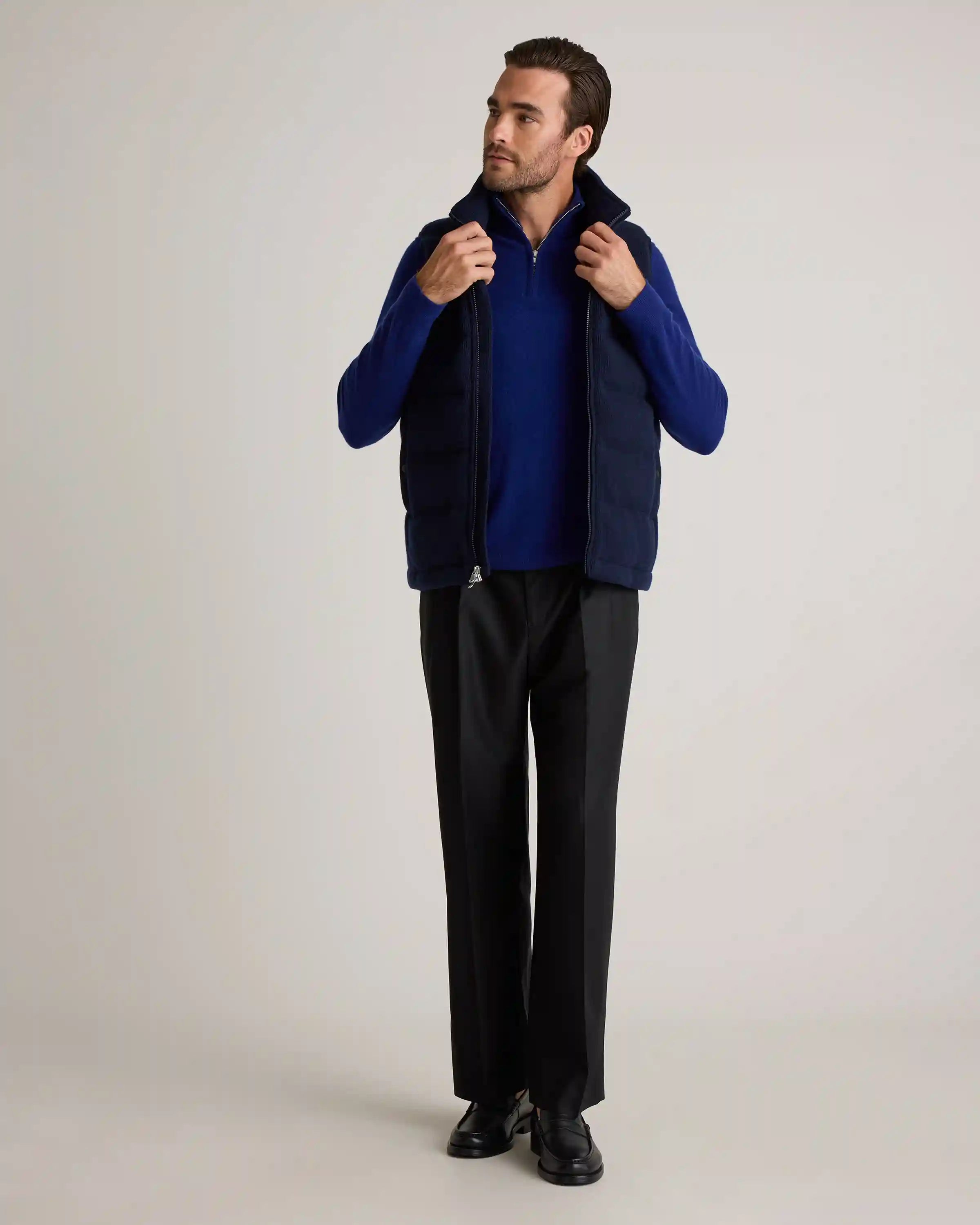 Mongolian Cashmere Puffer Vest