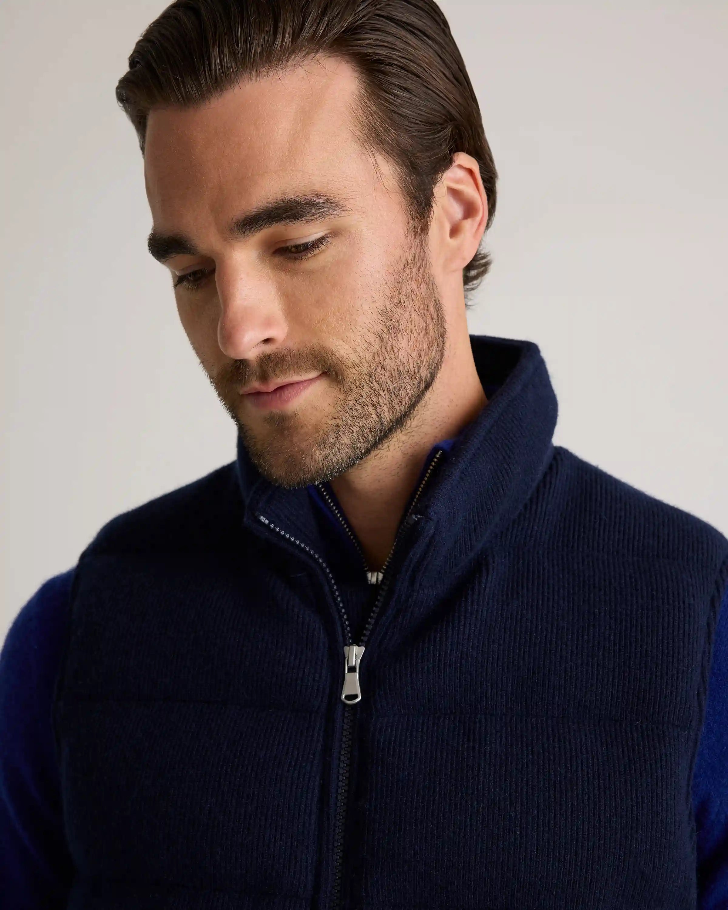 Mongolian Cashmere Puffer Vest