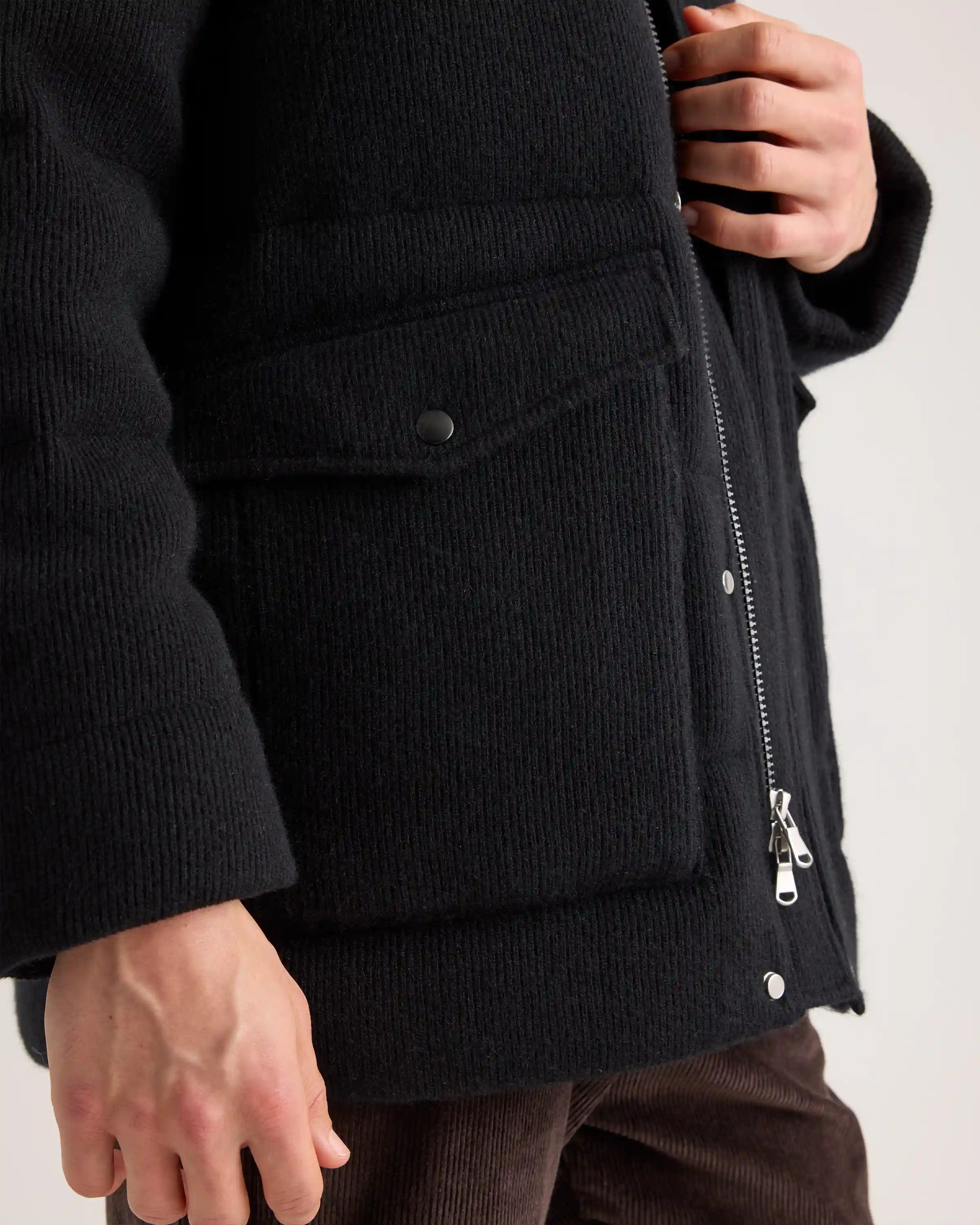 Mongolian Cashmere Puffer Coat