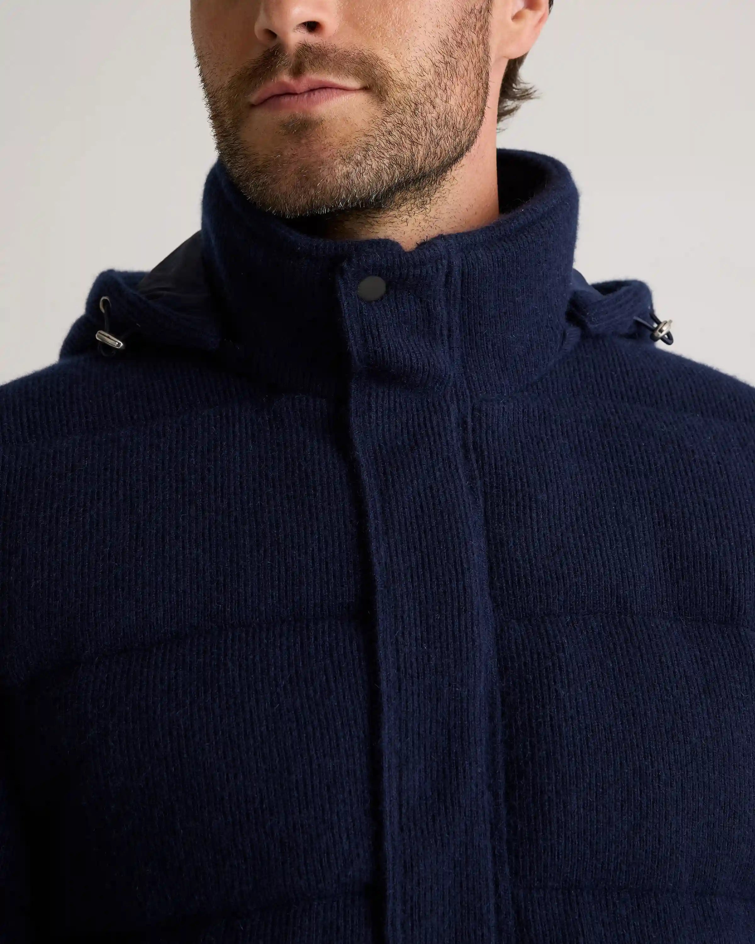 Mongolian Cashmere Puffer Coat