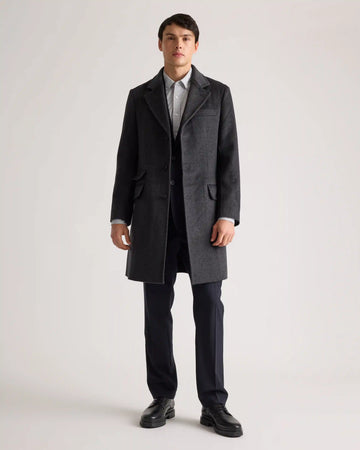 100% Mongolian Cashmere Double-Faced Overcoat
