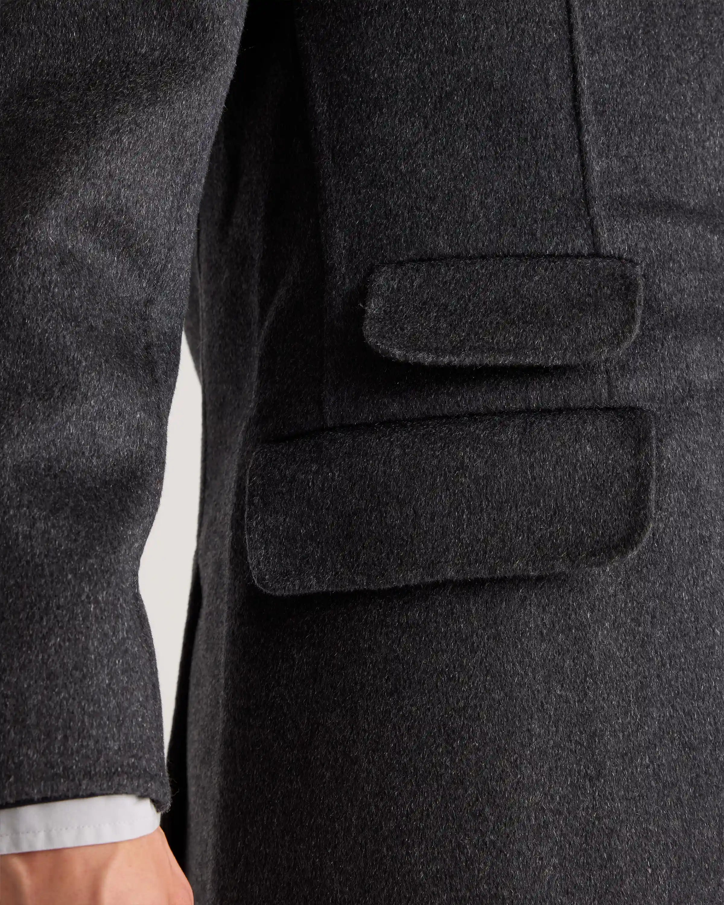 100% Mongolian Cashmere Double-Faced Overcoat