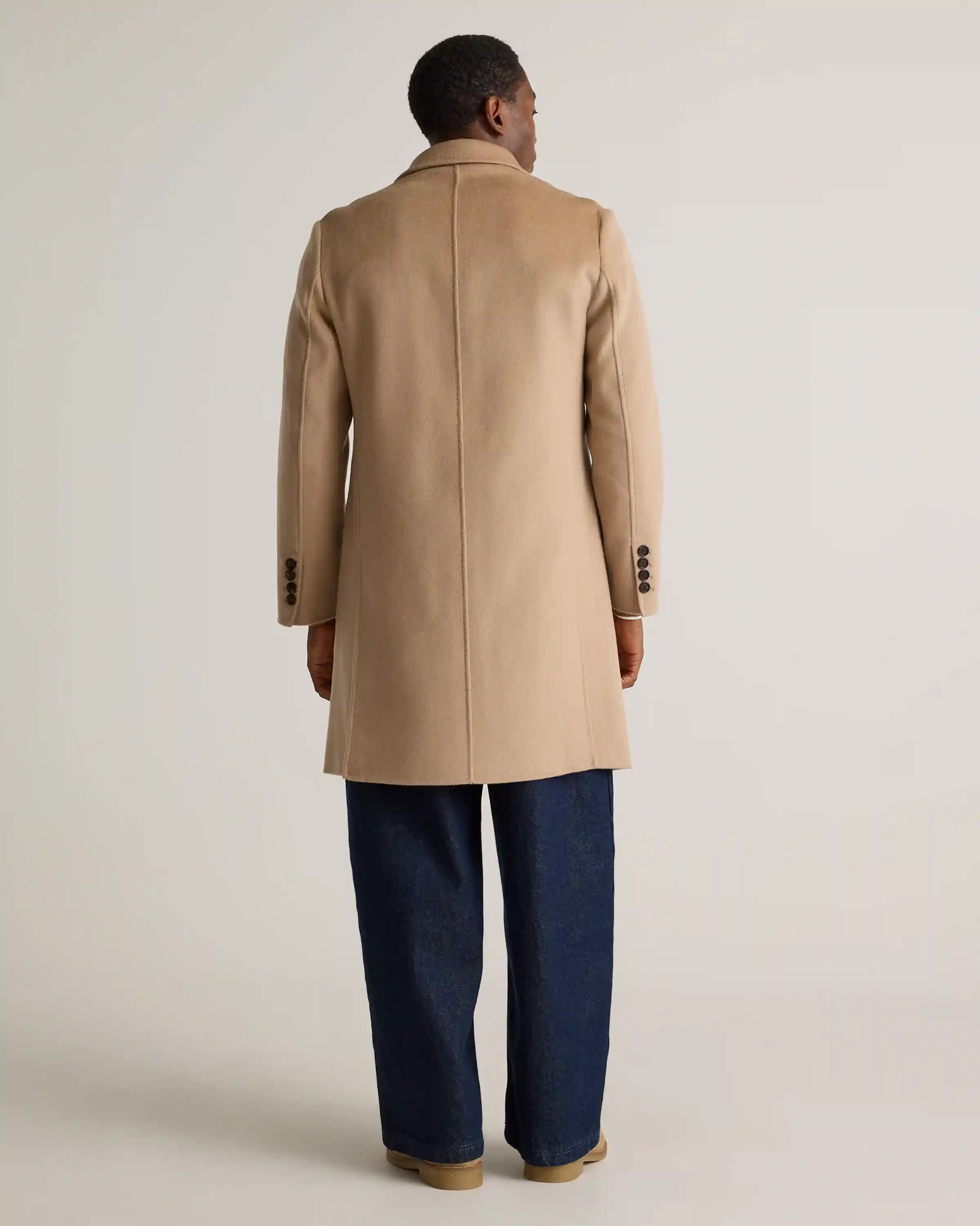 100% Mongolian Cashmere Double-Faced Overcoat