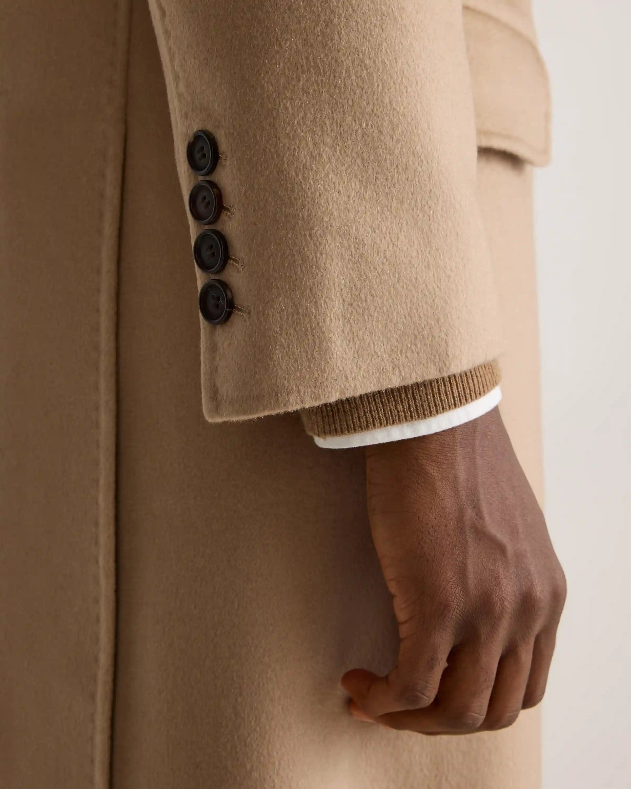 100% Mongolian Cashmere Double-Faced Overcoat