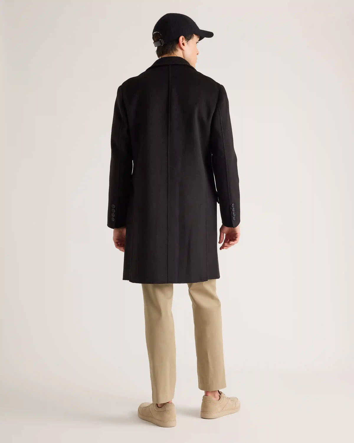 100% Mongolian Cashmere Double-Faced Overcoat